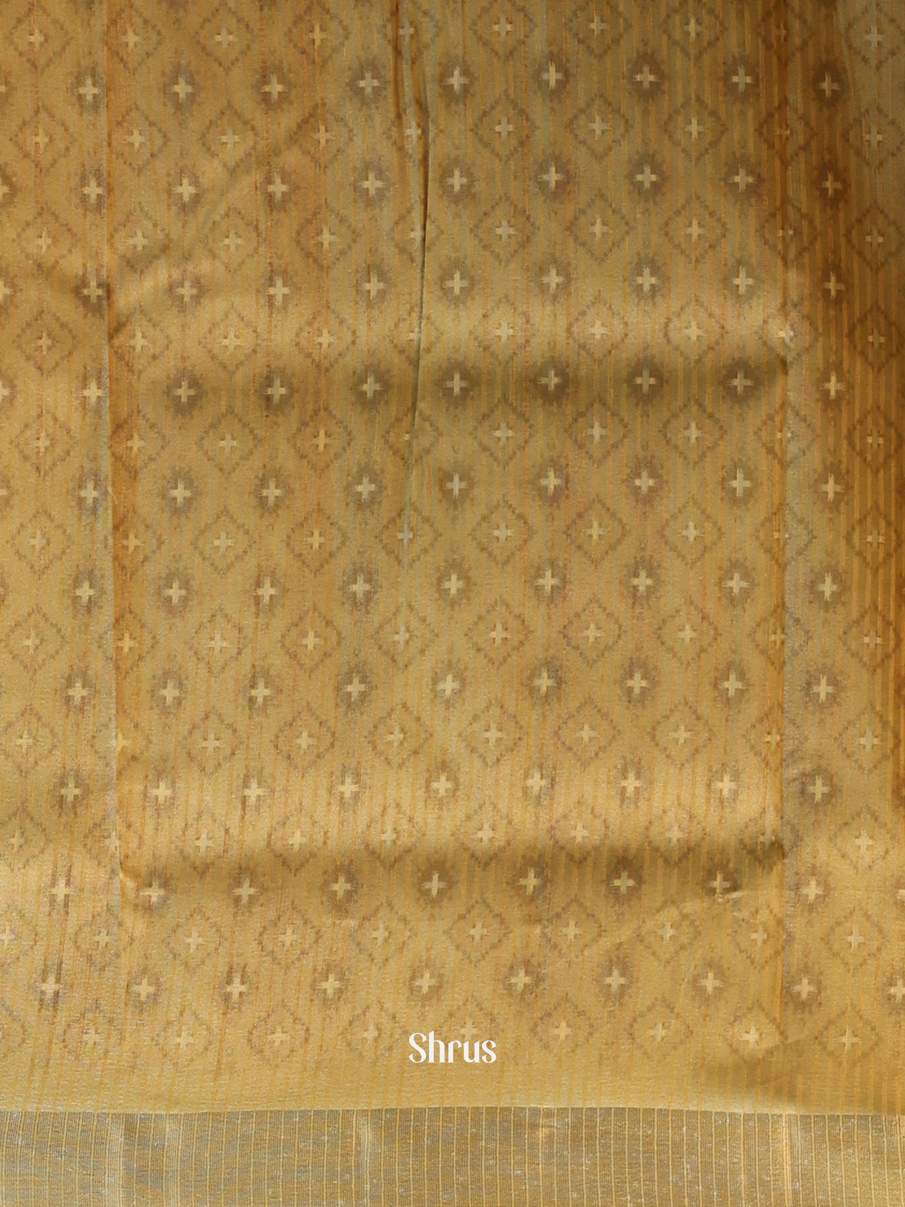 Gold - Semi Patola Saree - Shop on Shrus.com