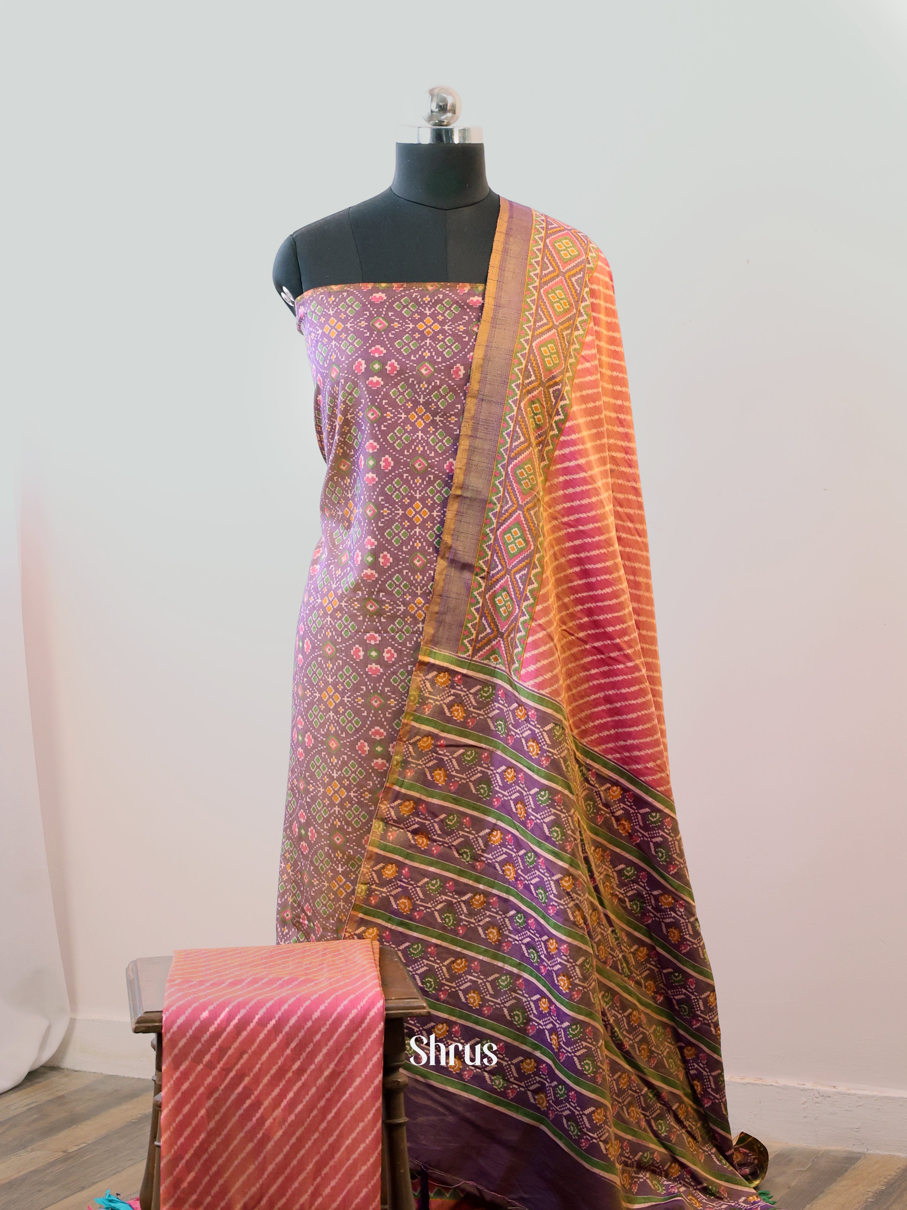 CIS23346 - semi patola salwar - Shop on Shrus.com