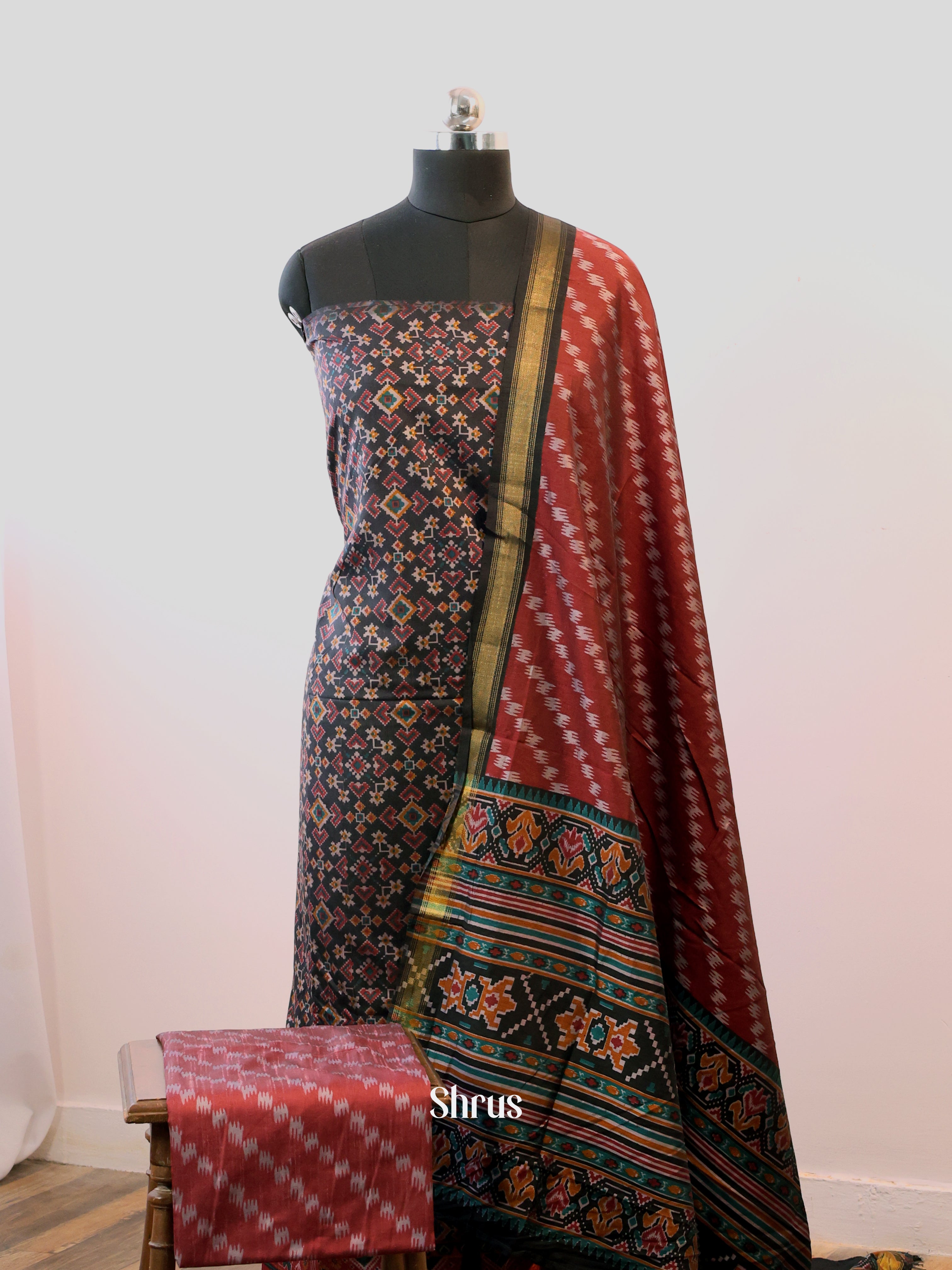 CIS23351 - semi patola salwar - Shop on Shrus.com