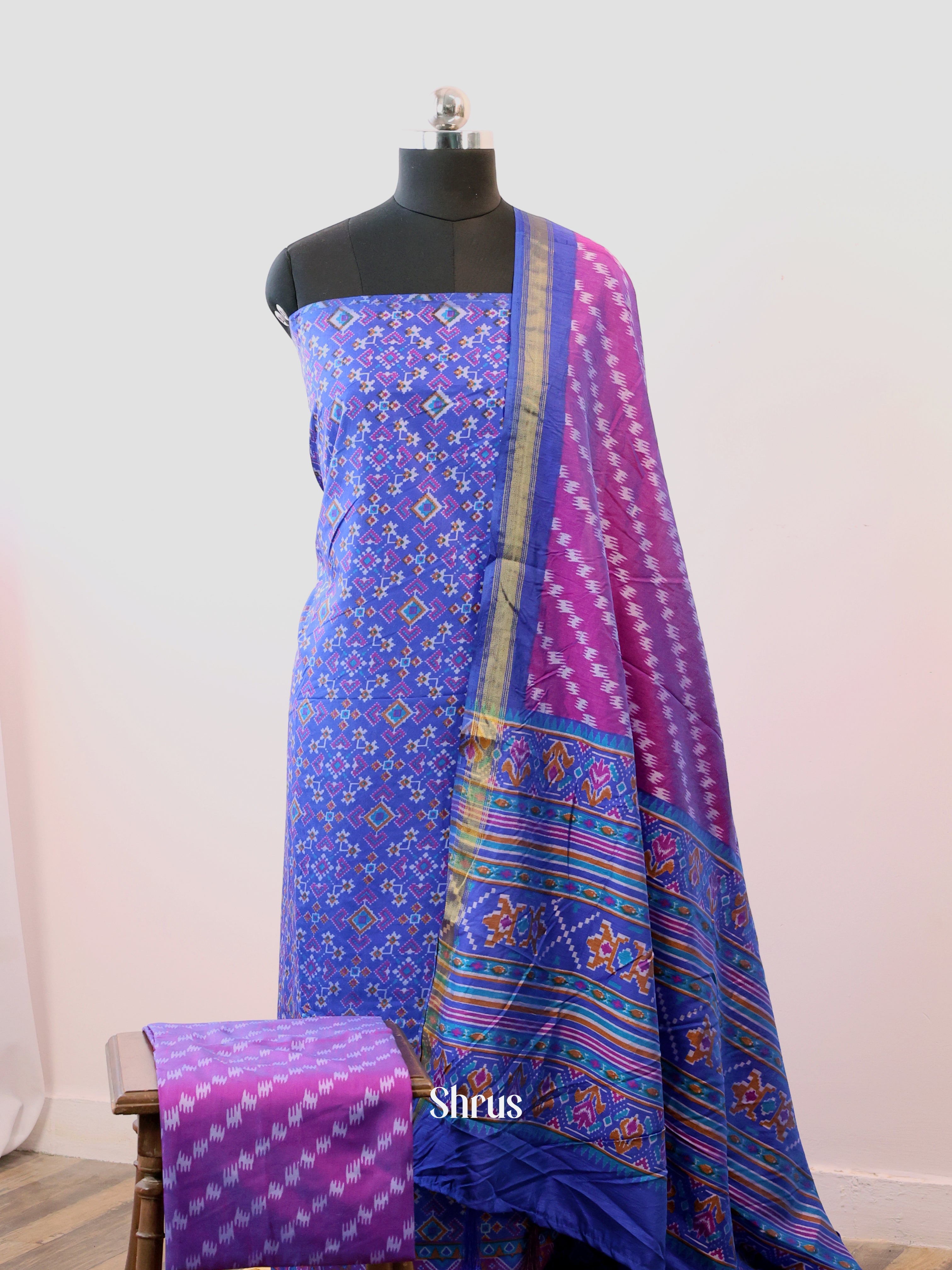 CIS23353 - semi patola salwar - Shop on Shrus.com