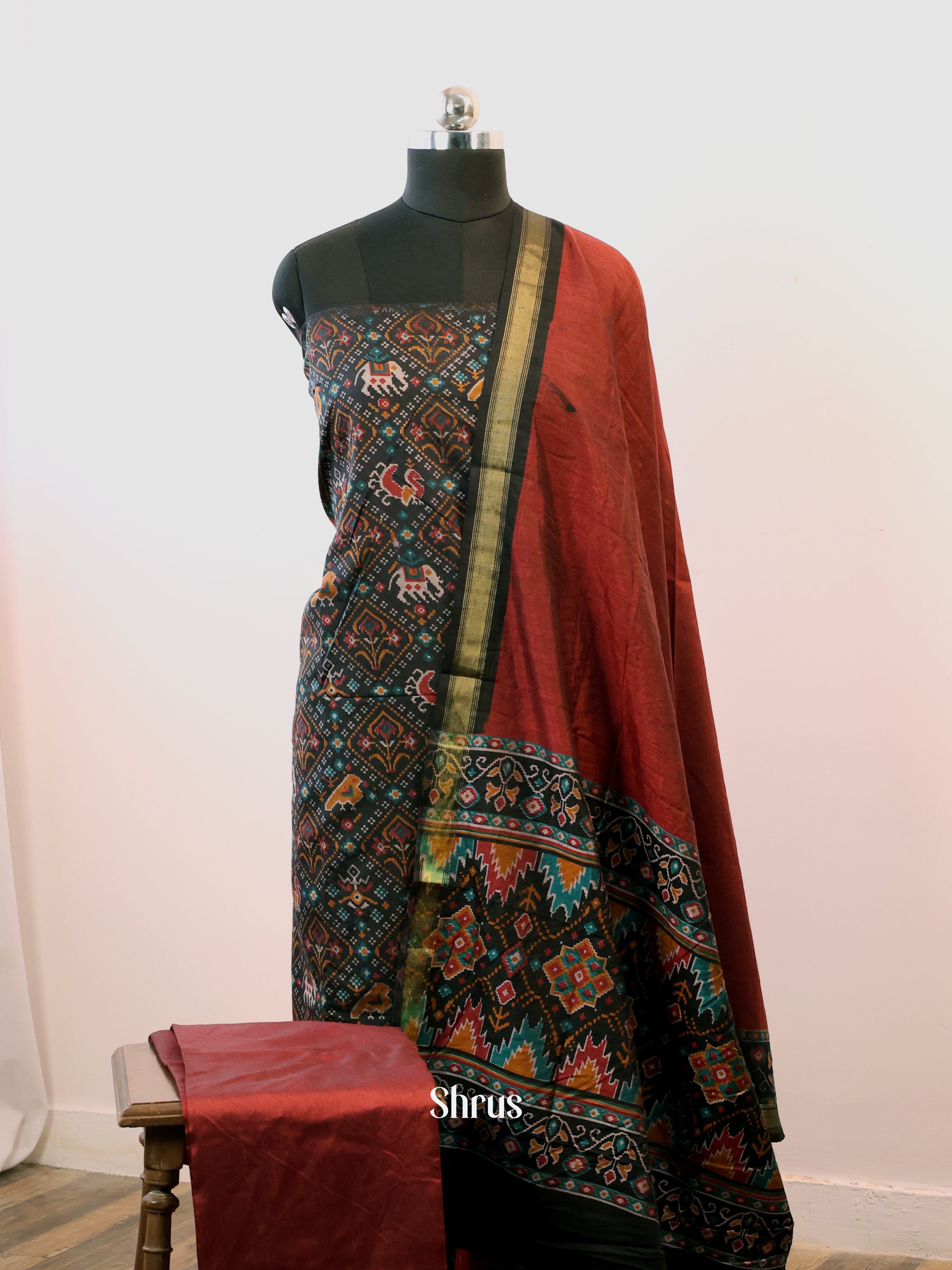 CIS23358 - semi patola salwar - Shop on Shrus.com