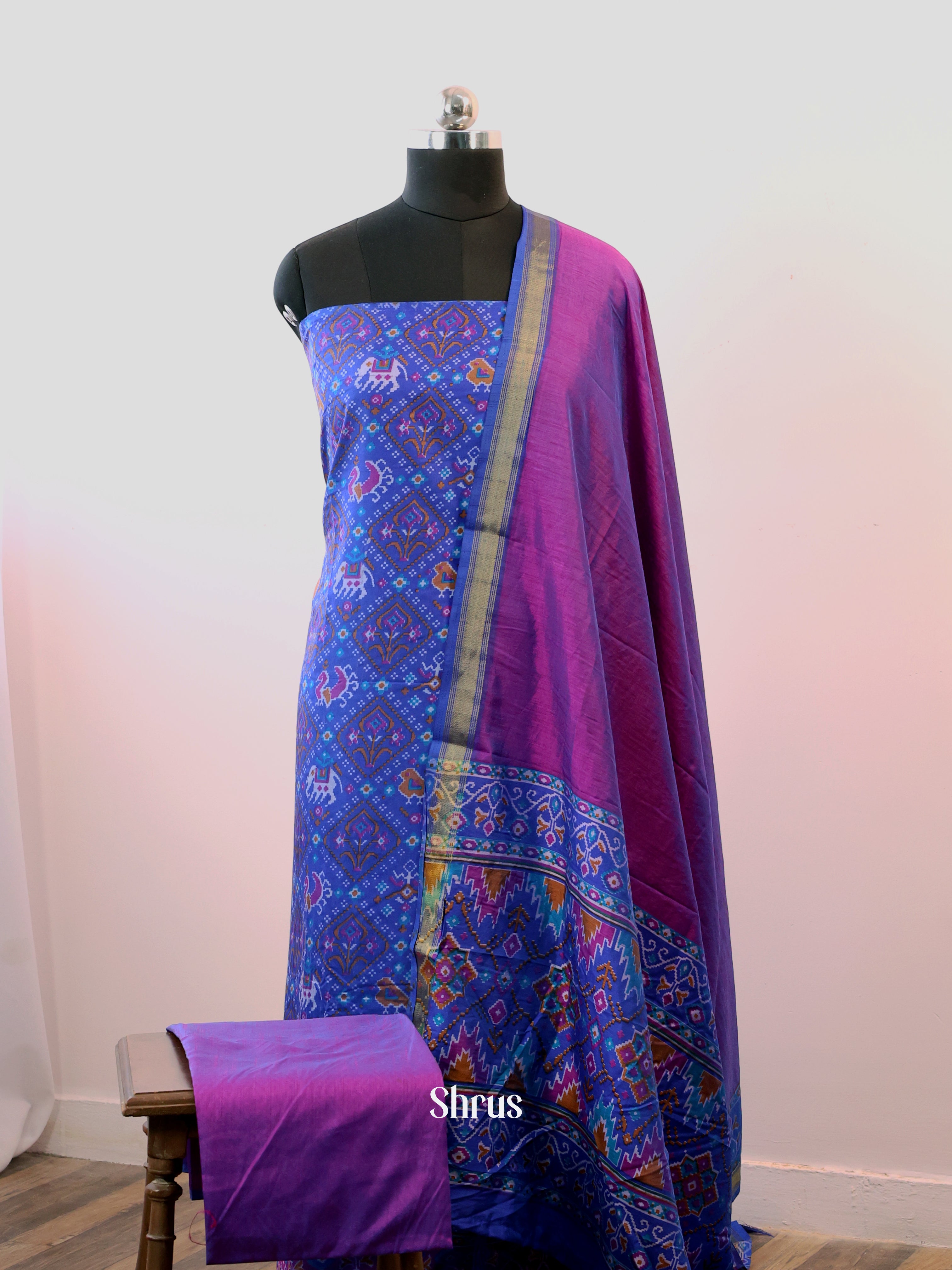 CIS23359 - semi patola salwar - Shop on Shrus.com
