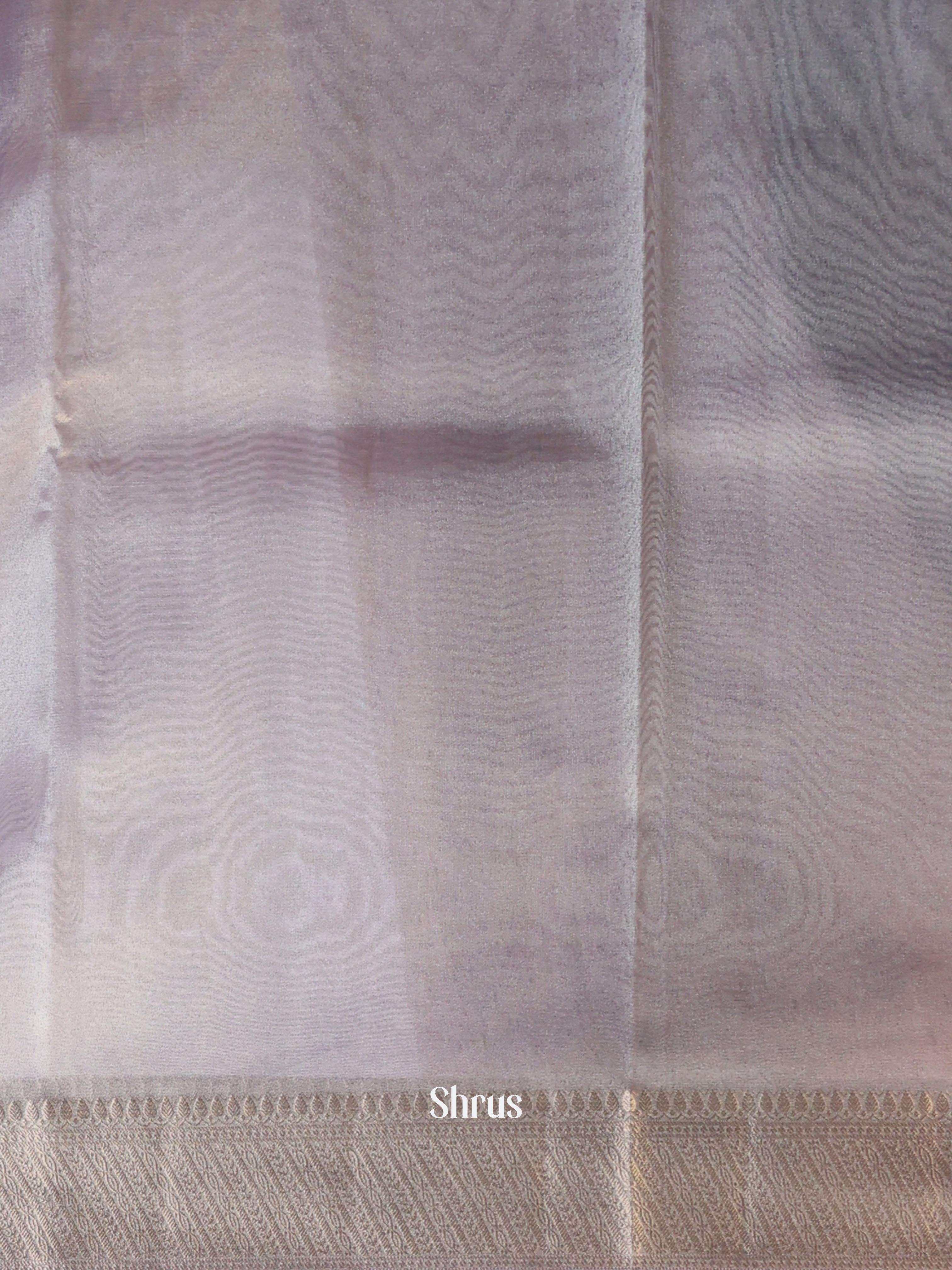Purple - Semi Tissue Saree - Shop on Shrus.com