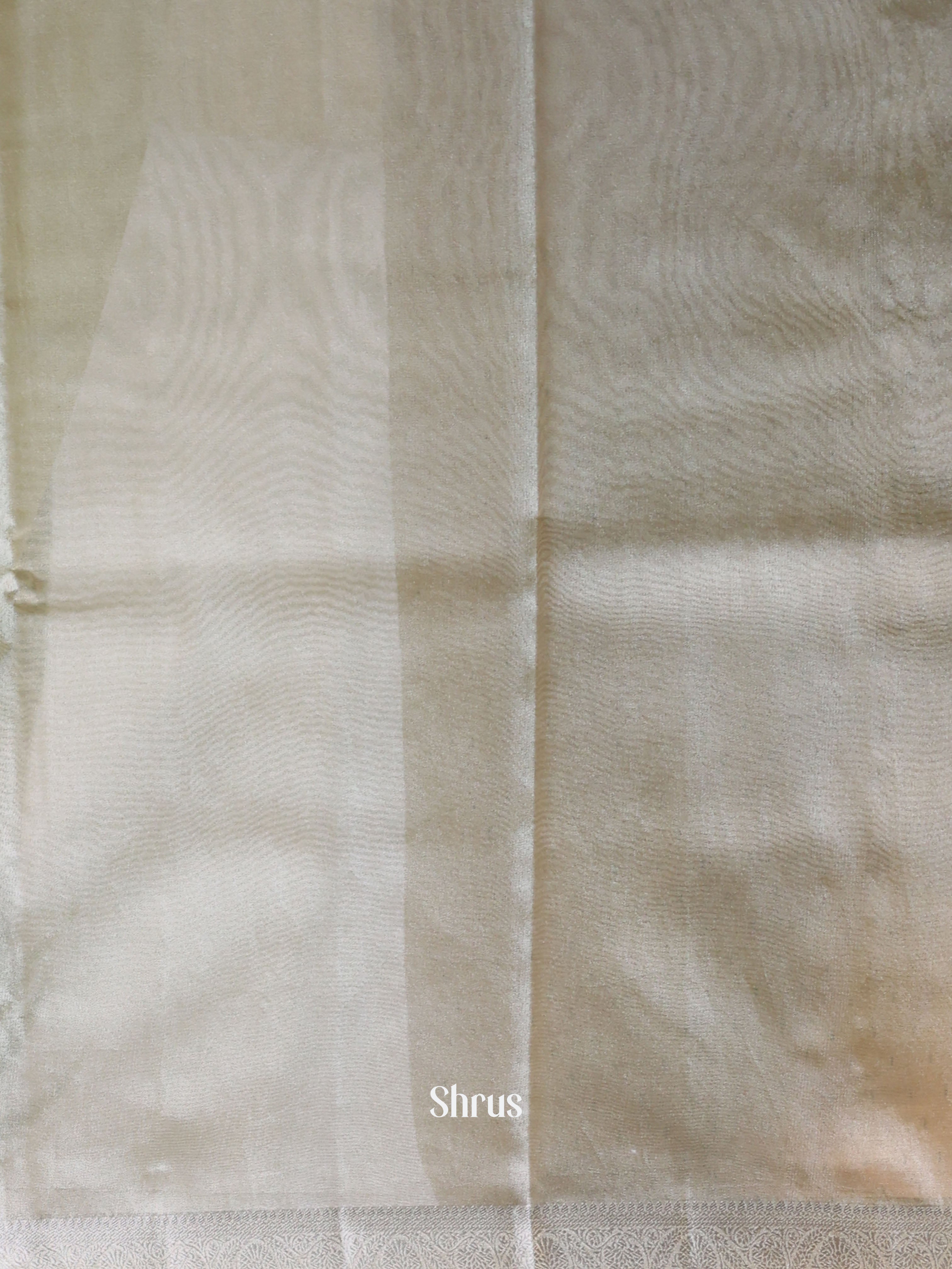 Green - Semi Tissue Saree - Shop on Shrus.com