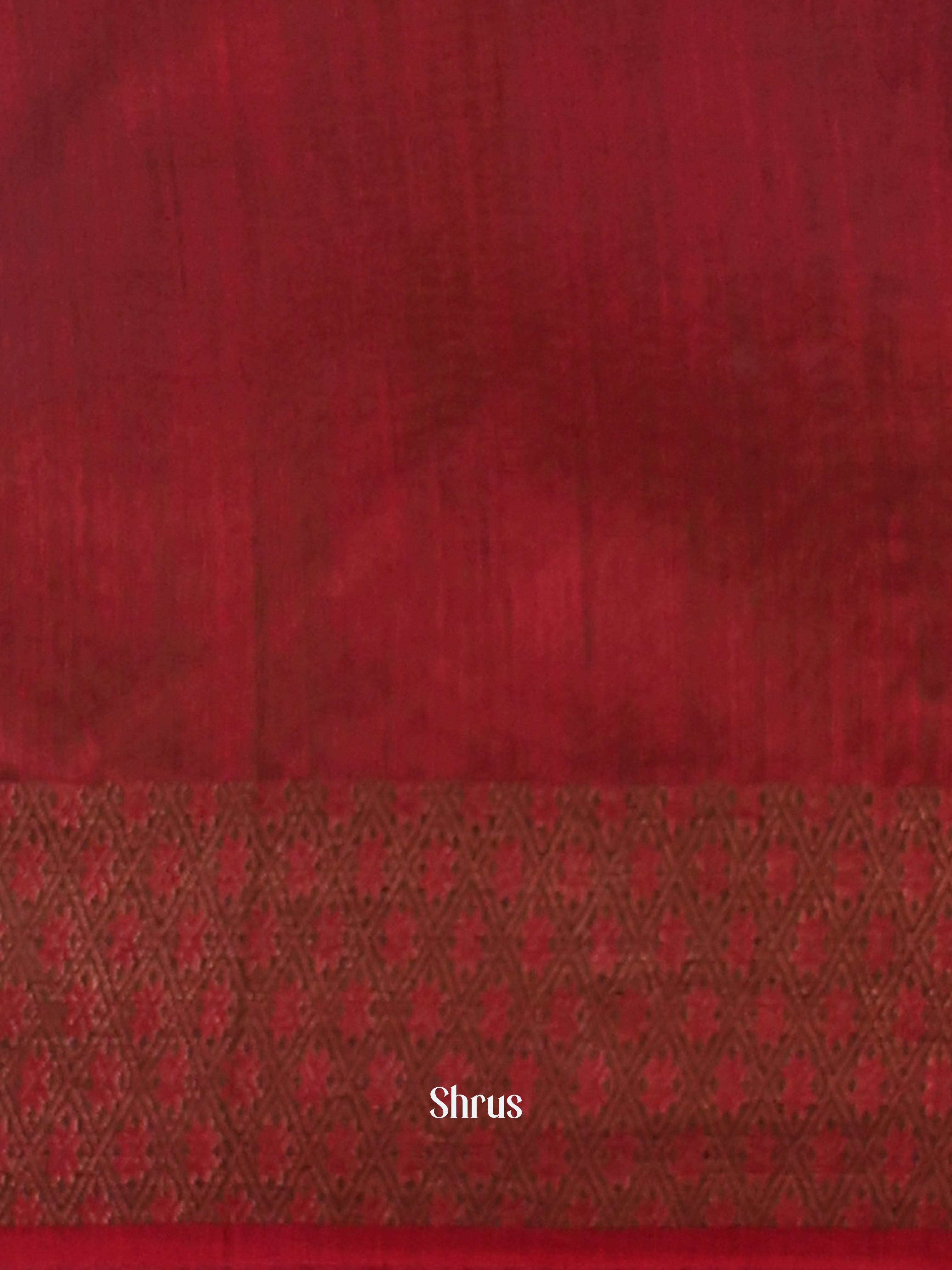 Green & Maroon -Semi Jute - Shop on Shrus.com