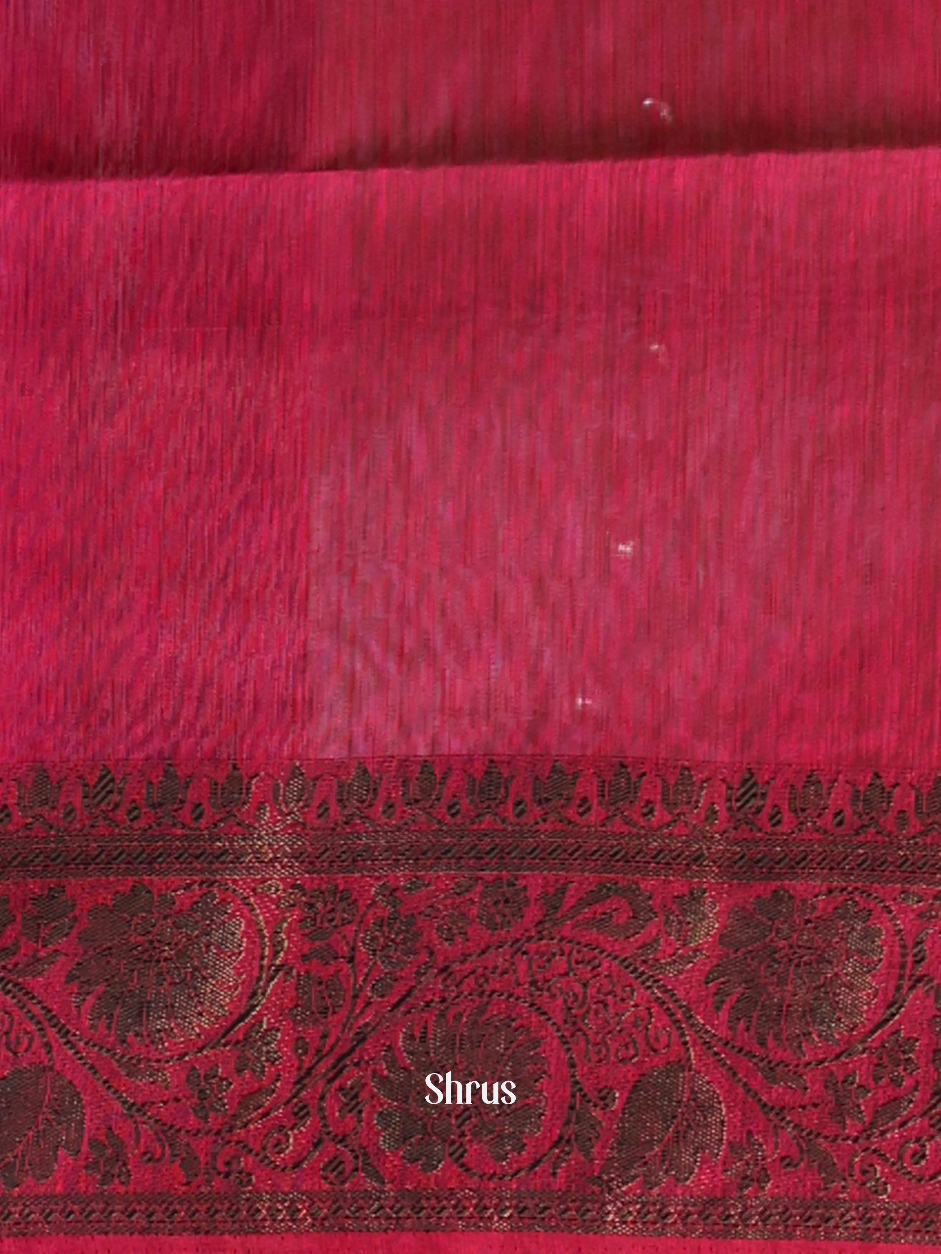 Green & Maroon -Semi Jute - Shop on Shrus.com