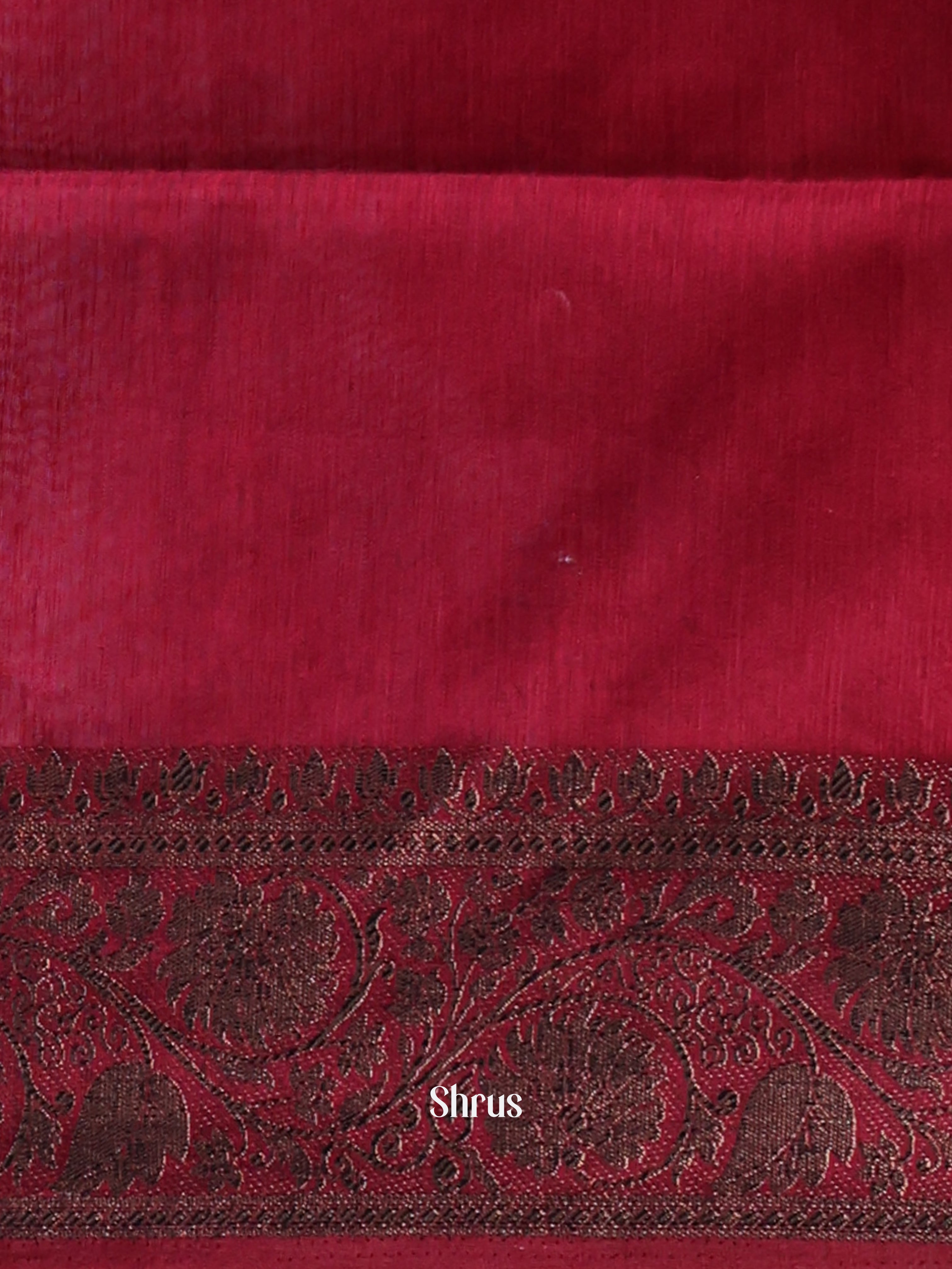 Maroon -Semi Jute - Shop on Shrus.com