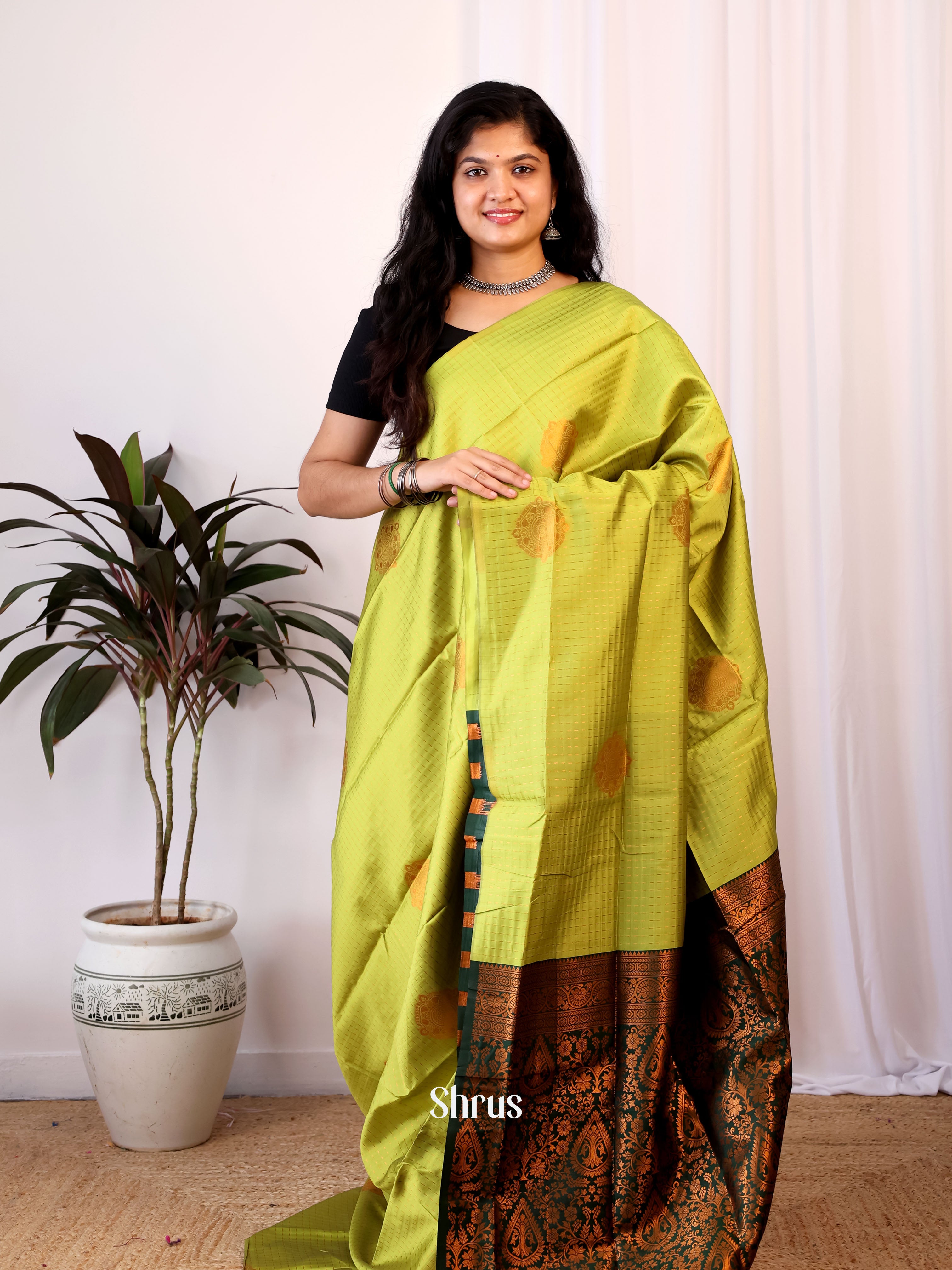CIS24115 - Semi Softsilk Saree - Shop on Shrus.com