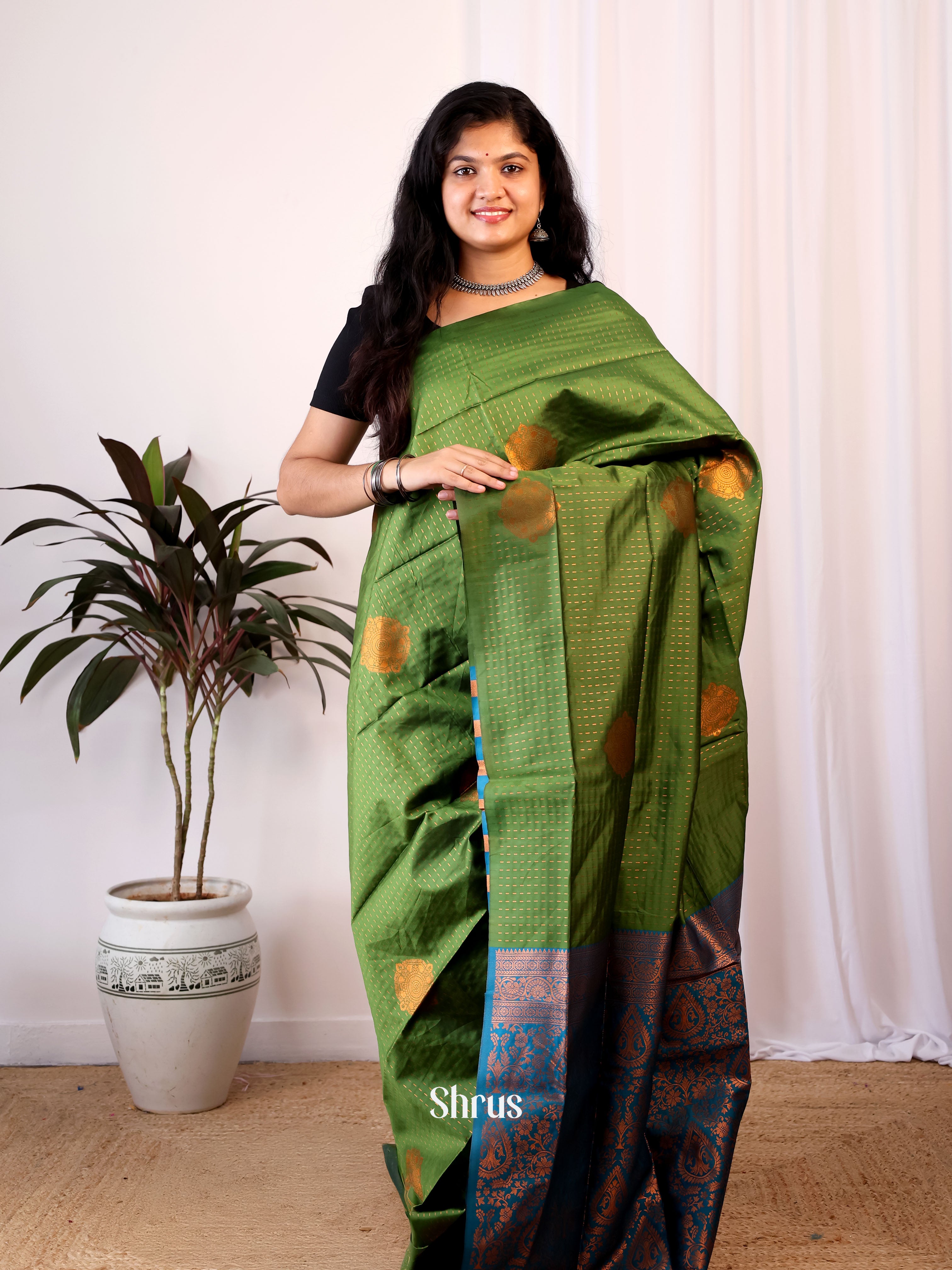 CIS24138 - Semi Softsilk Saree - Shop on Shrus.com