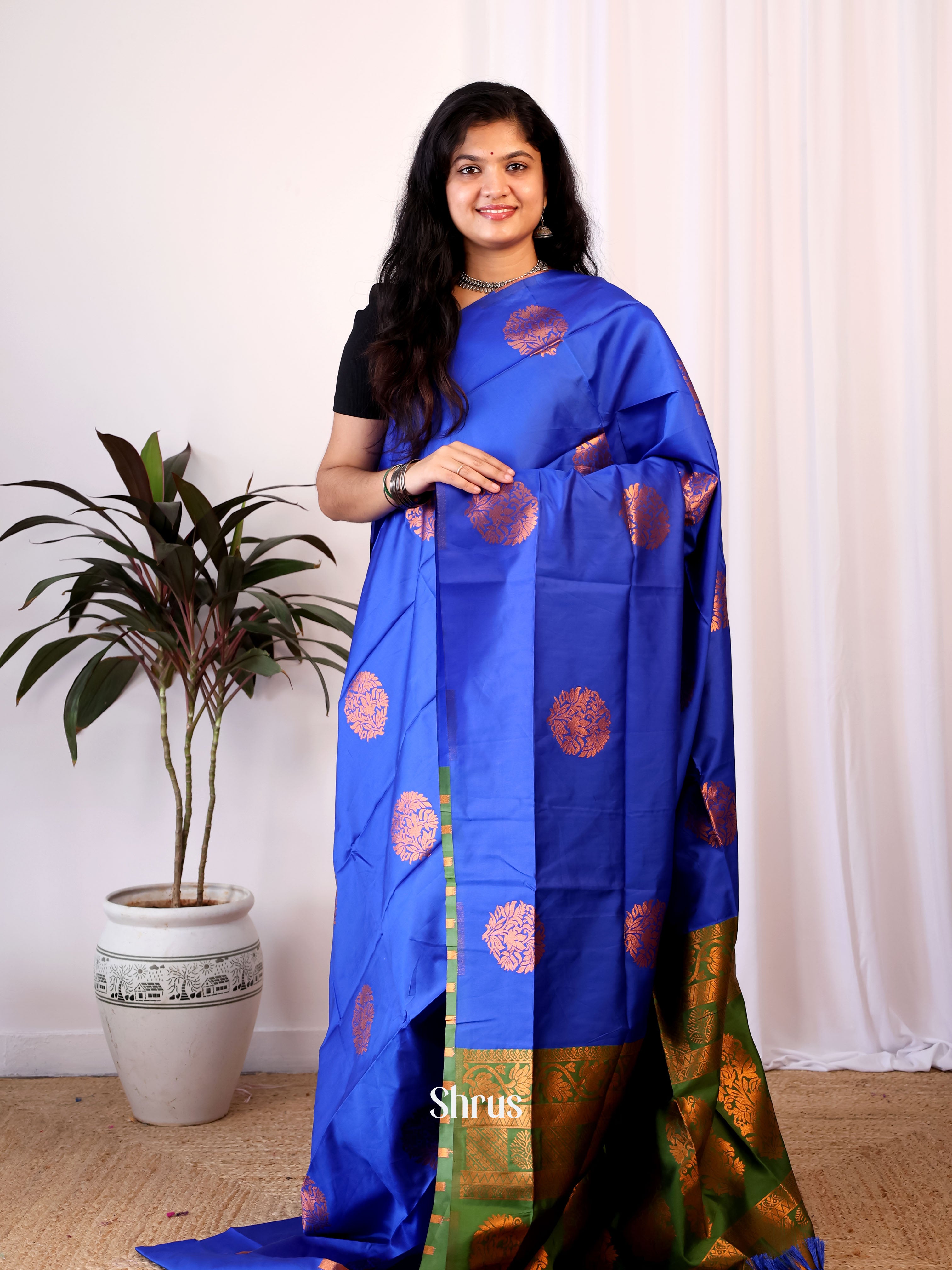 CIS24140 - Semi Softsilk Saree - Shop on Shrus.com