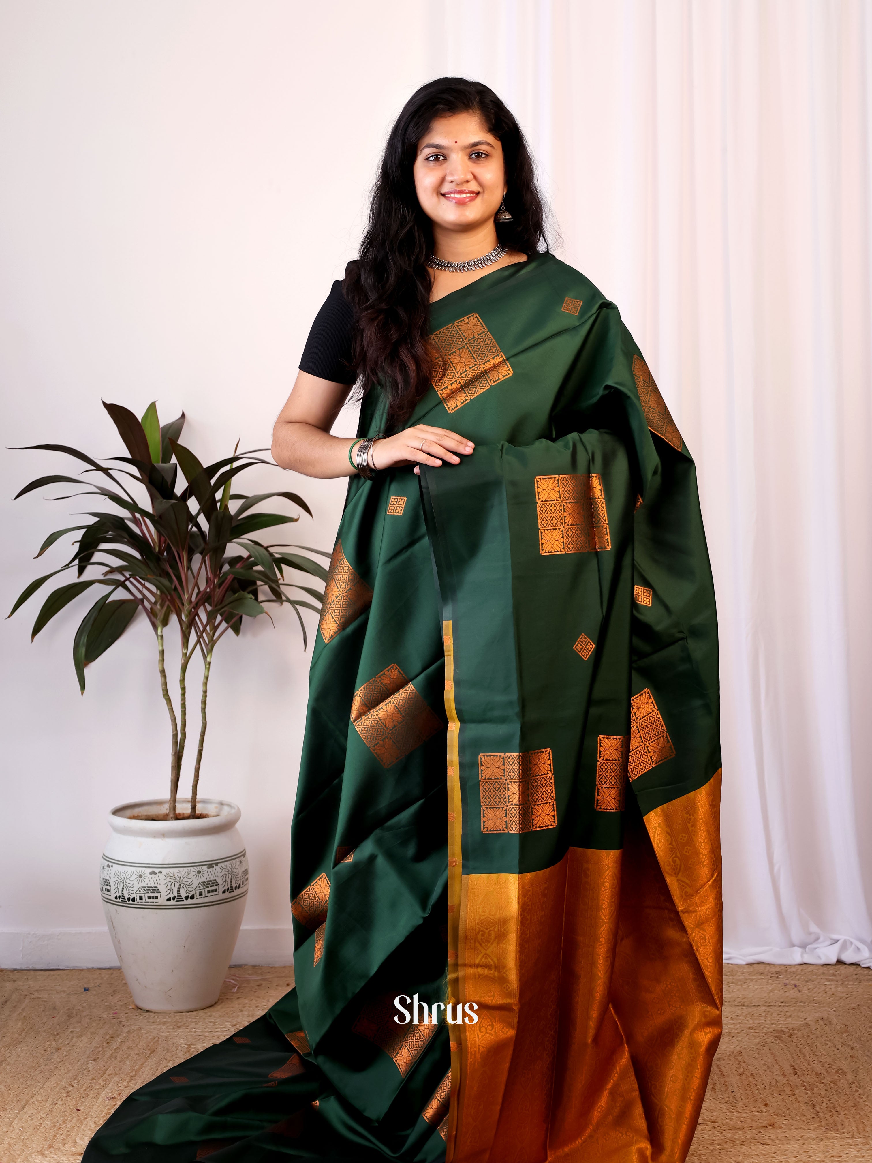 CIS24141 - Semi Softsilk Saree - Shop on Shrus.com