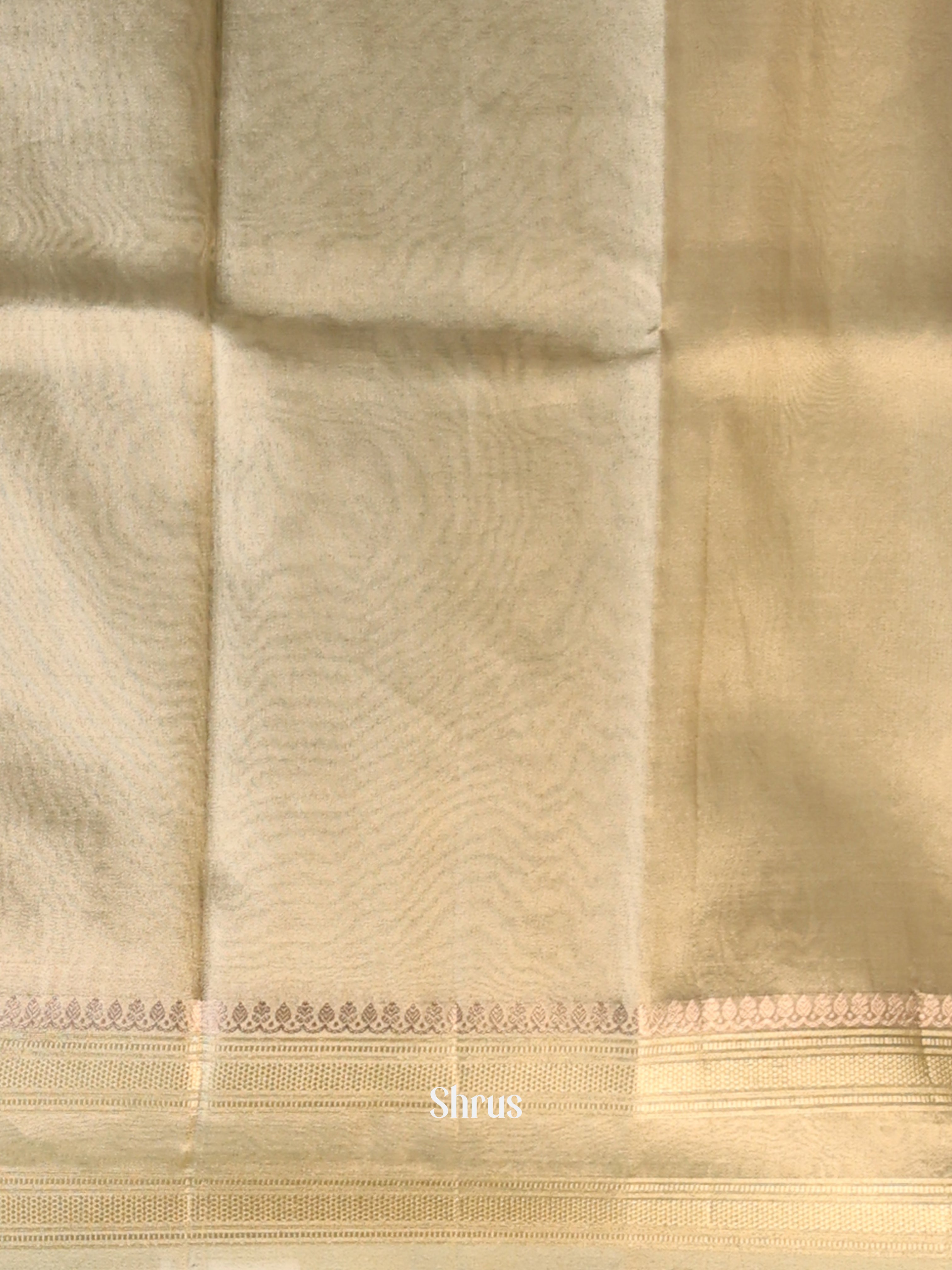 Pastel Green - Semi Tissue Saree - Shop on Shrus.com