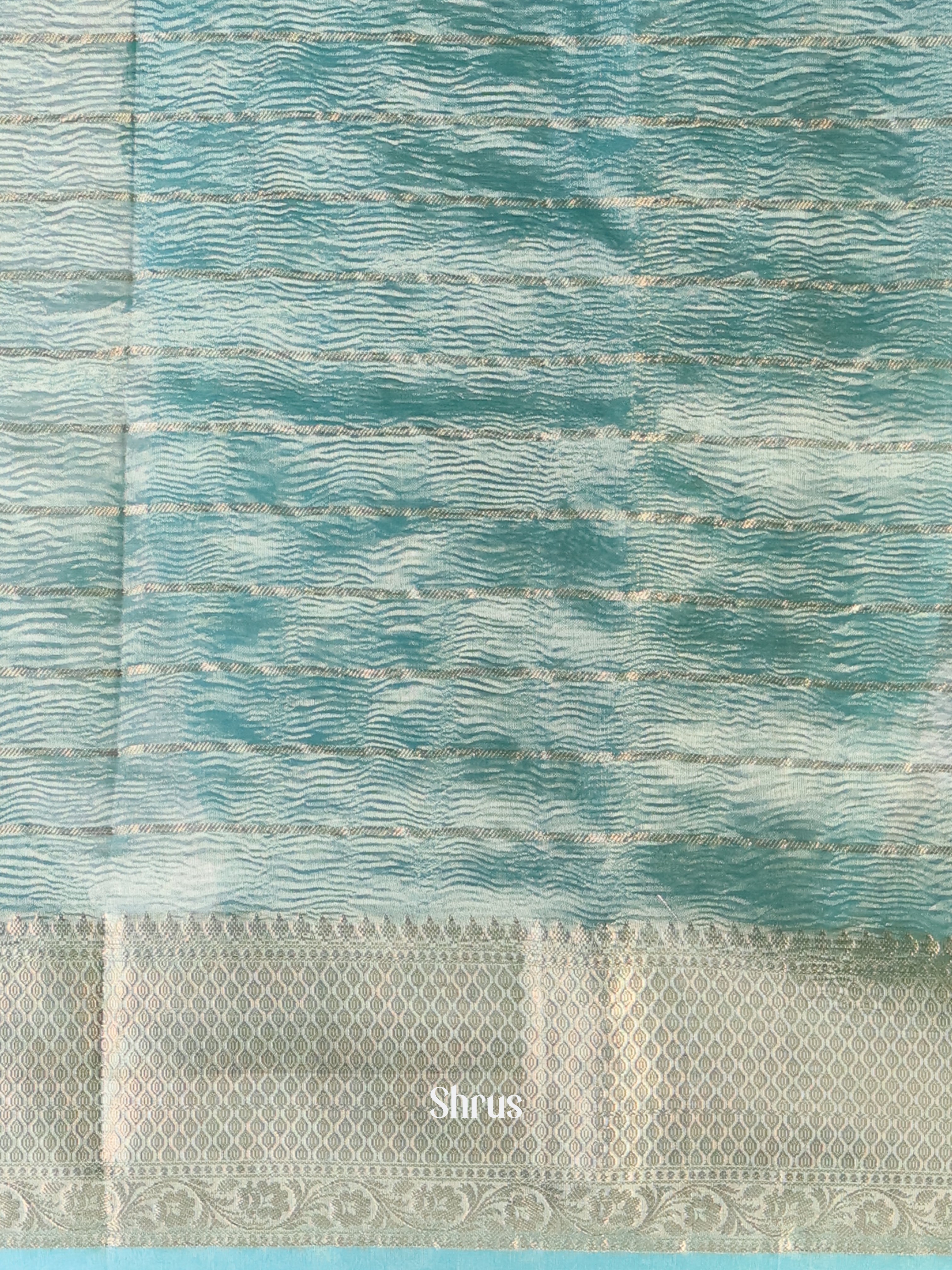 Light Blue - Bamboo silk Saree - Shop on Shrus.com