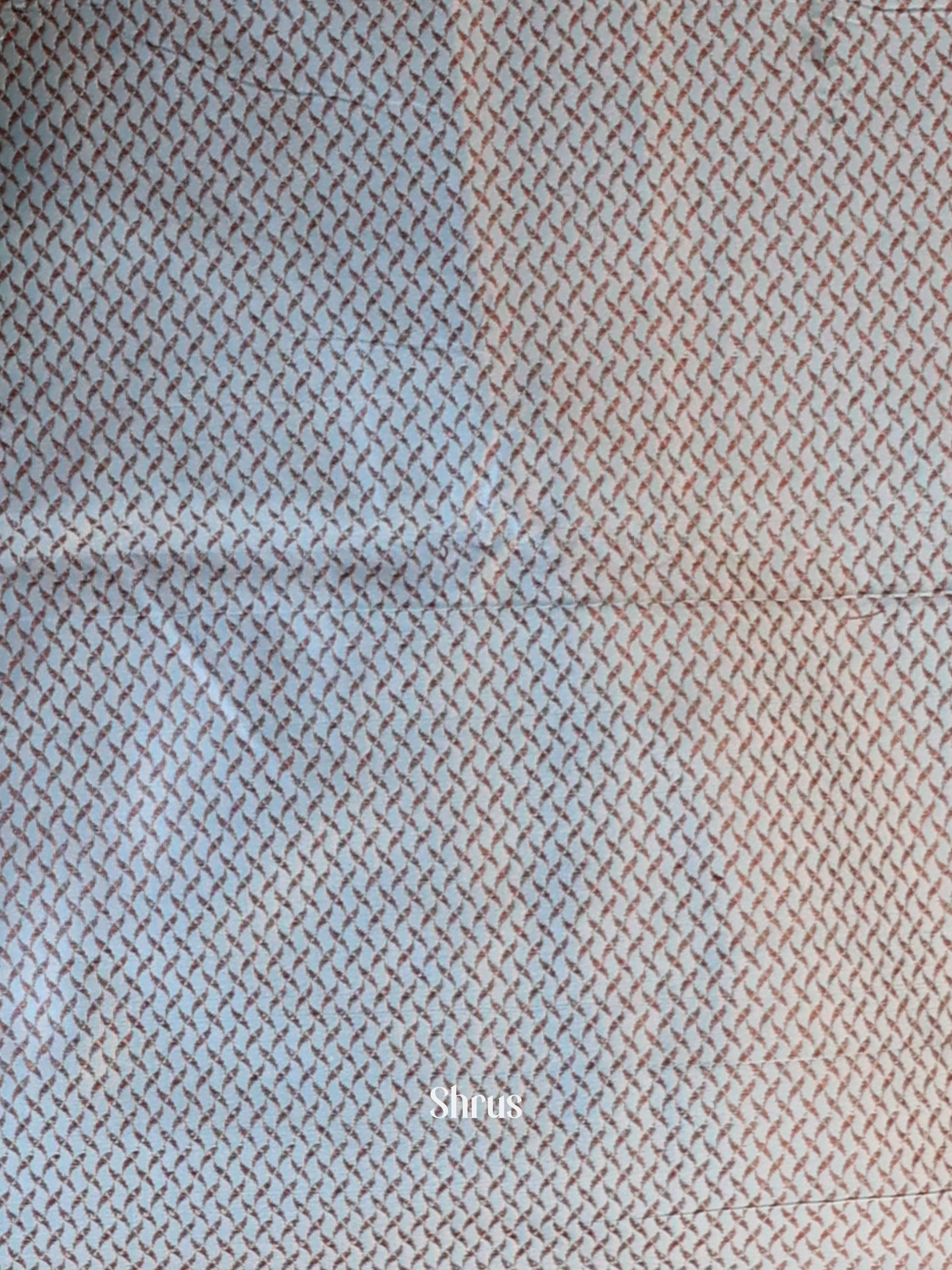 Blue- Semi Softsilk Saree - Shop on Shrus.com