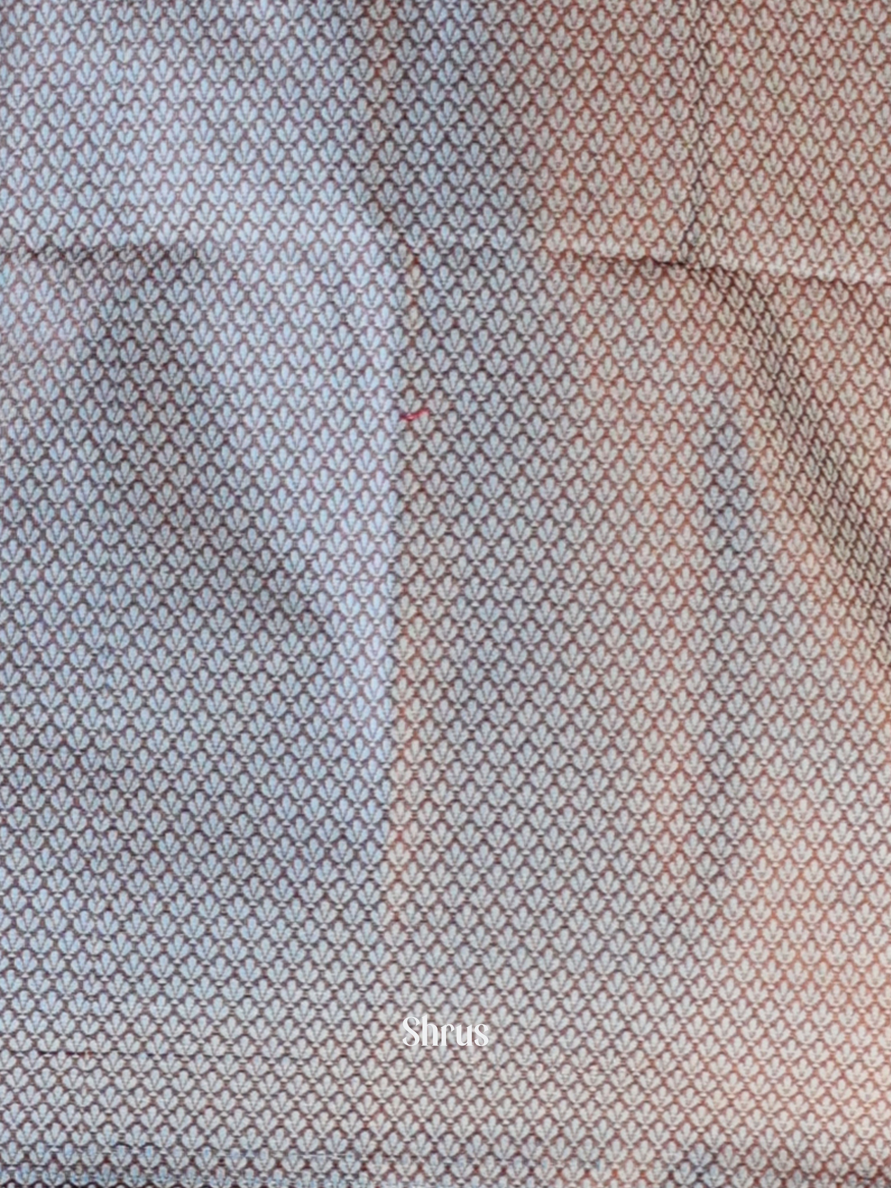 Blue - Semi Softsilk Saree - Shop on Shrus.com