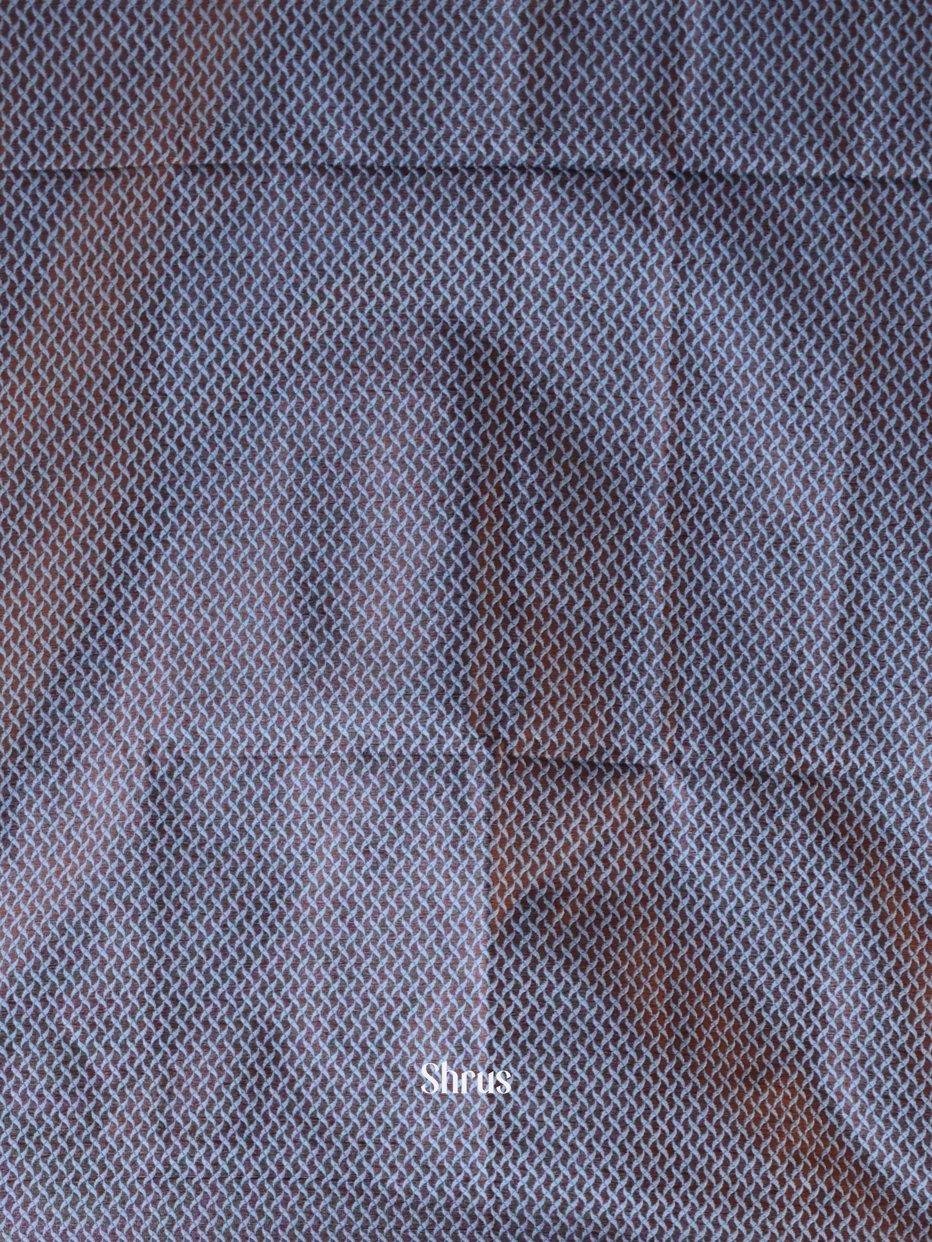 Blue - Semi Softsilk Saree - Shop on Shrus.com