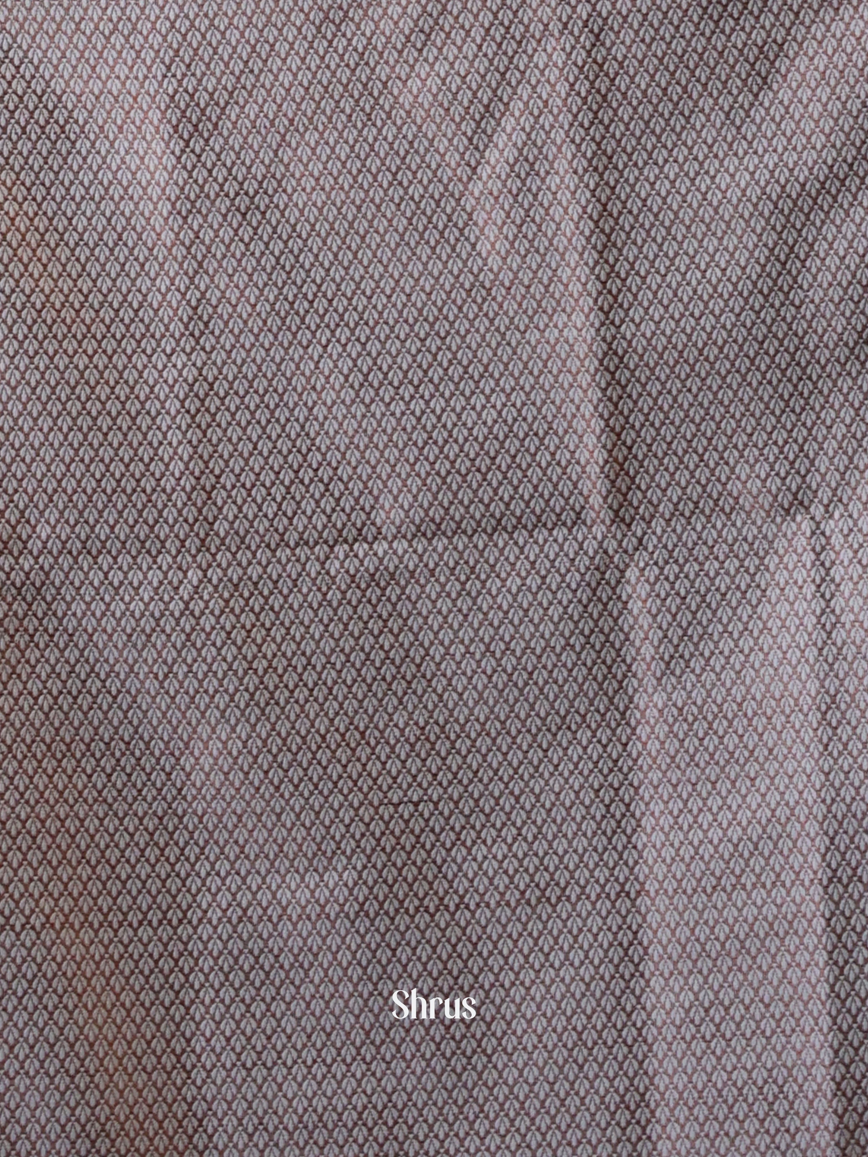 Grey - Semi Softsilk Saree - Shop on Shrus.com