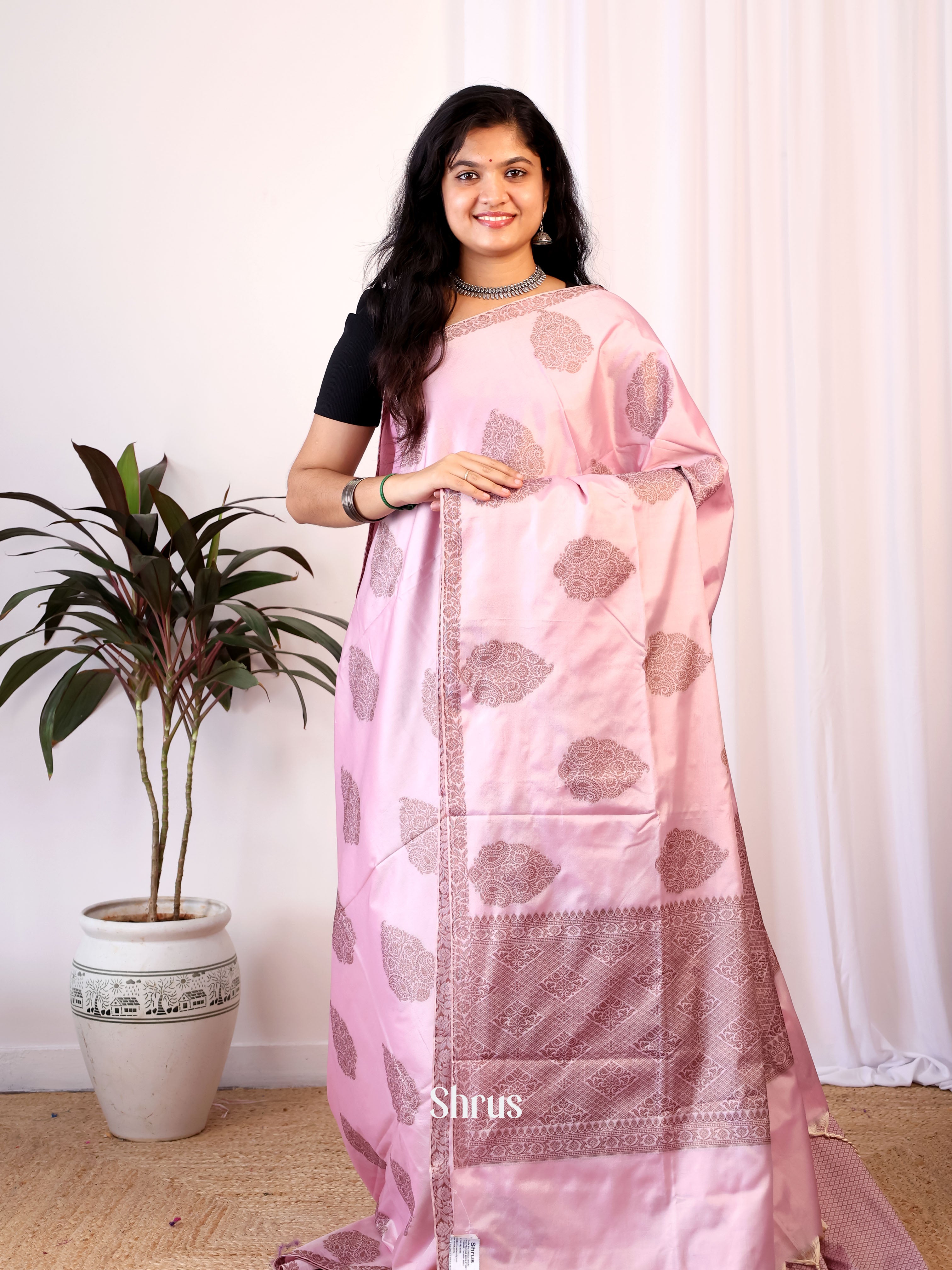 CIS24286 - Semi Softsilk Saree - Shop on Shrus.com
