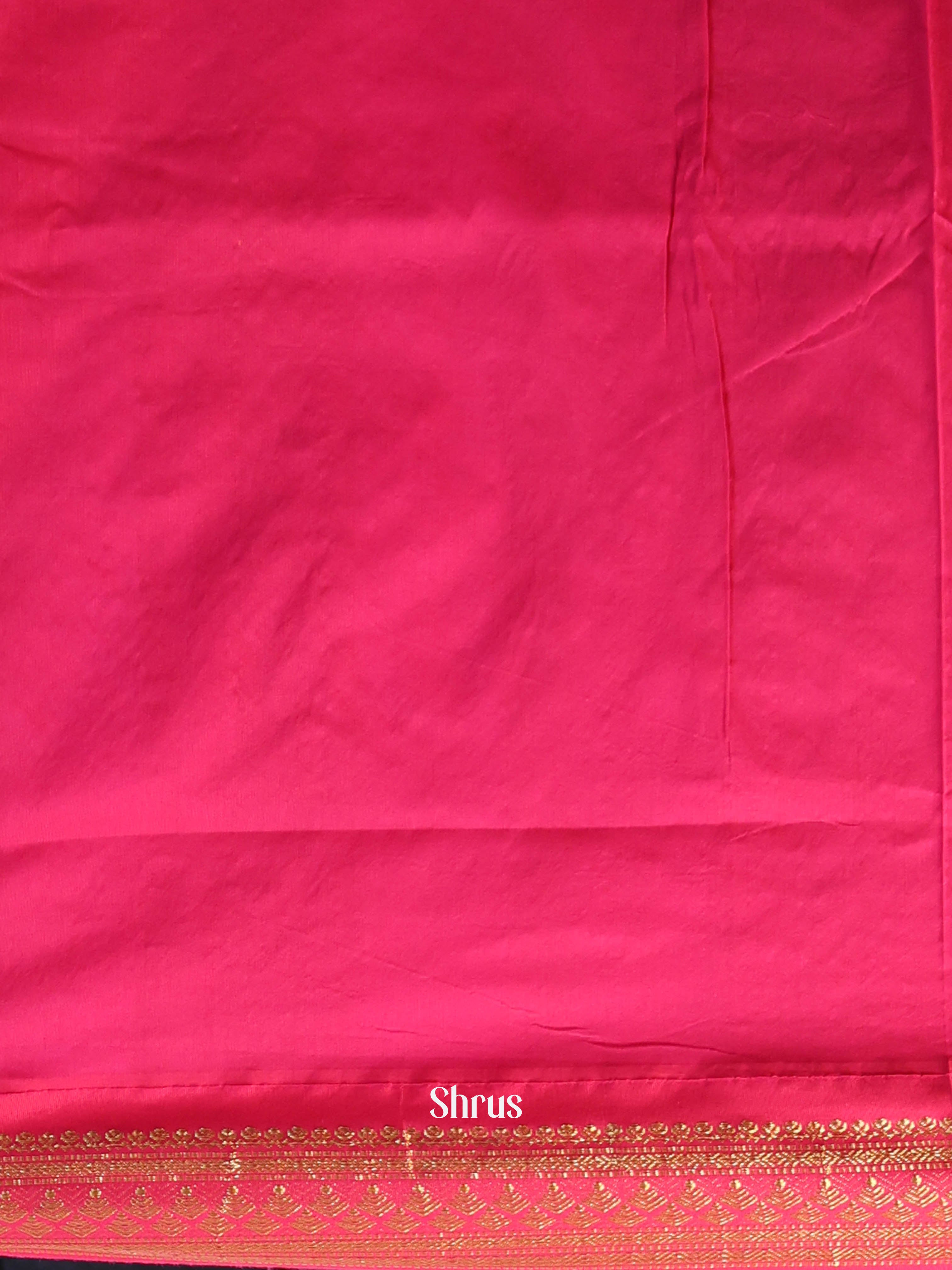 Peachish Pink & Pink - Kalyani Cotton Saree - Shop on Shrus.com