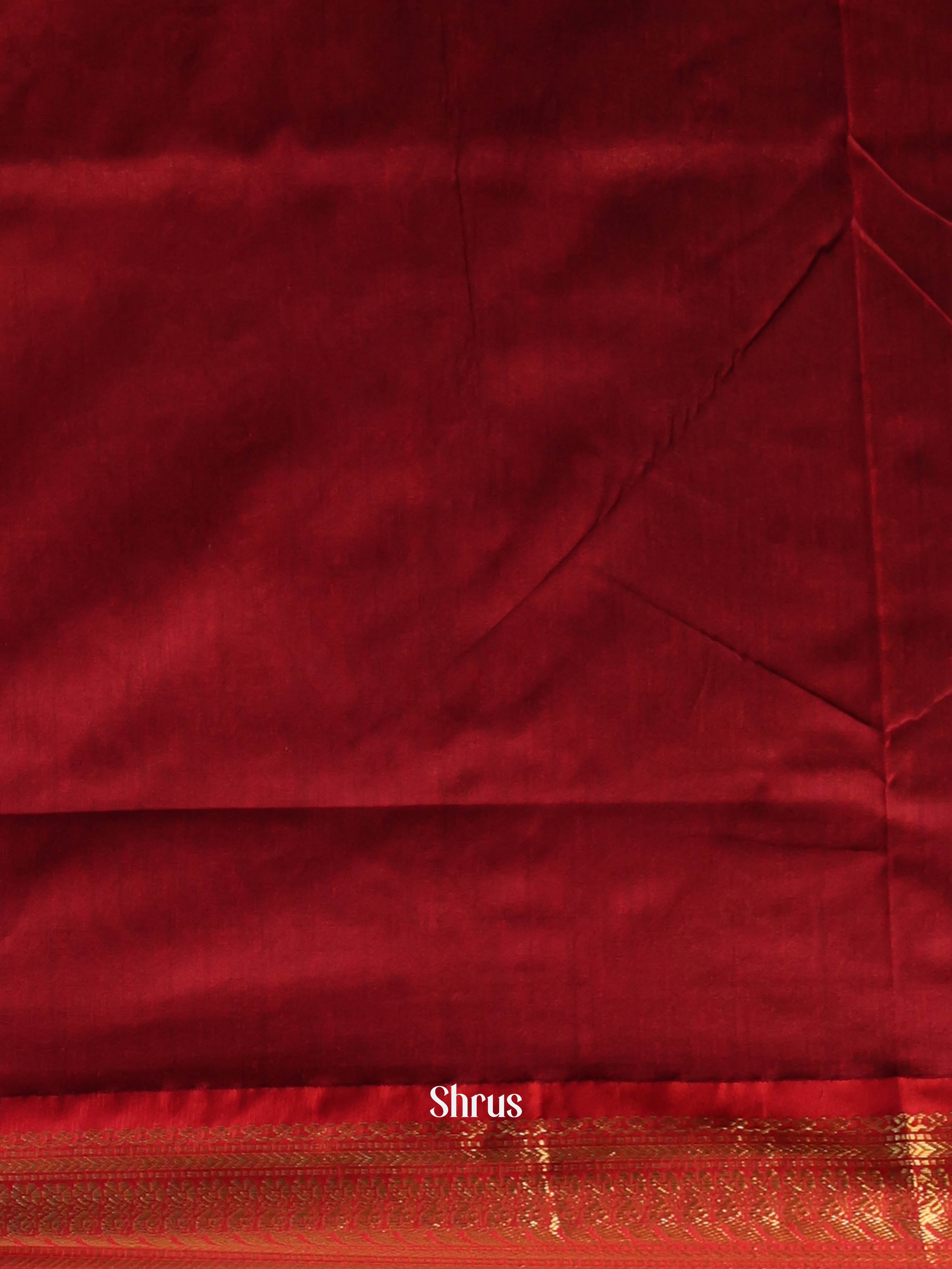 Green & Maroon - Kalyani Cotton Saree - Shop on Shrus.com