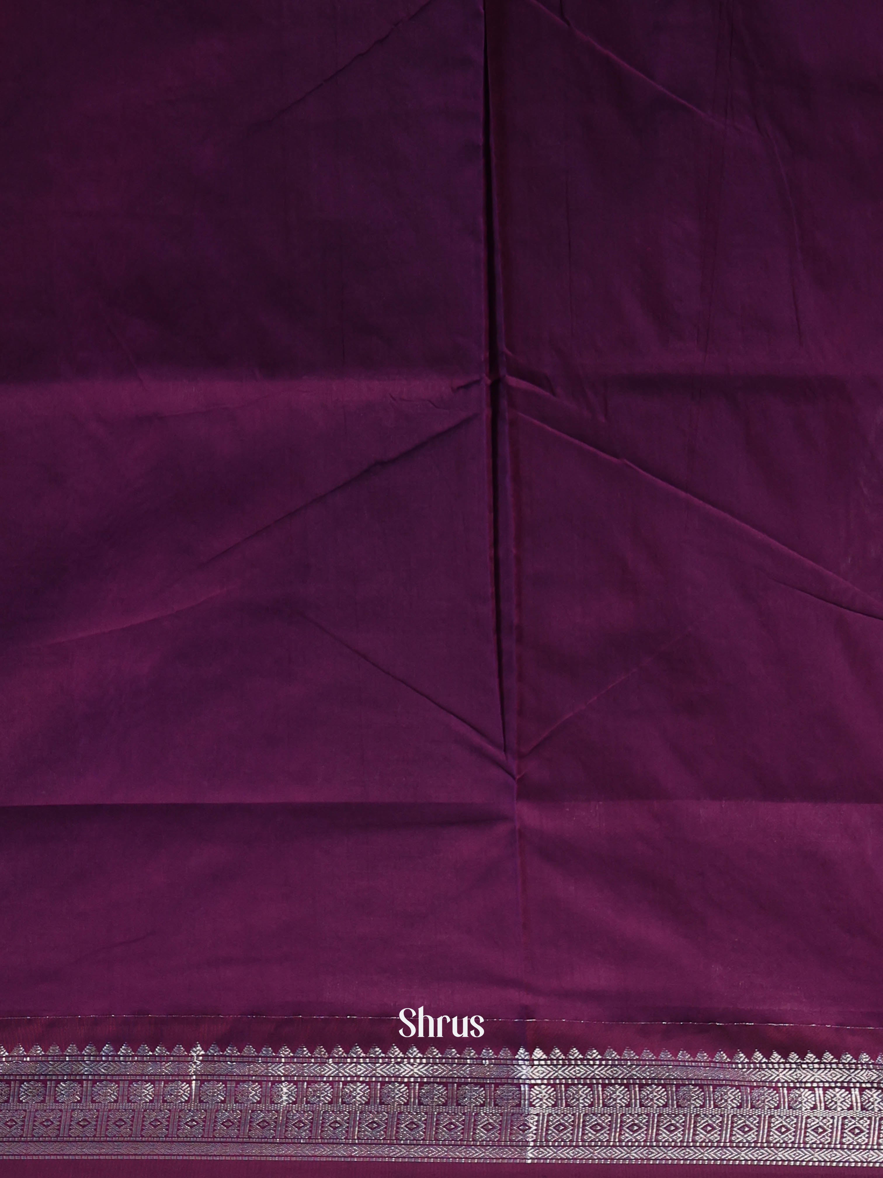 Green & Purple - Kalyani Cotton Saree - Shop on Shrus.com