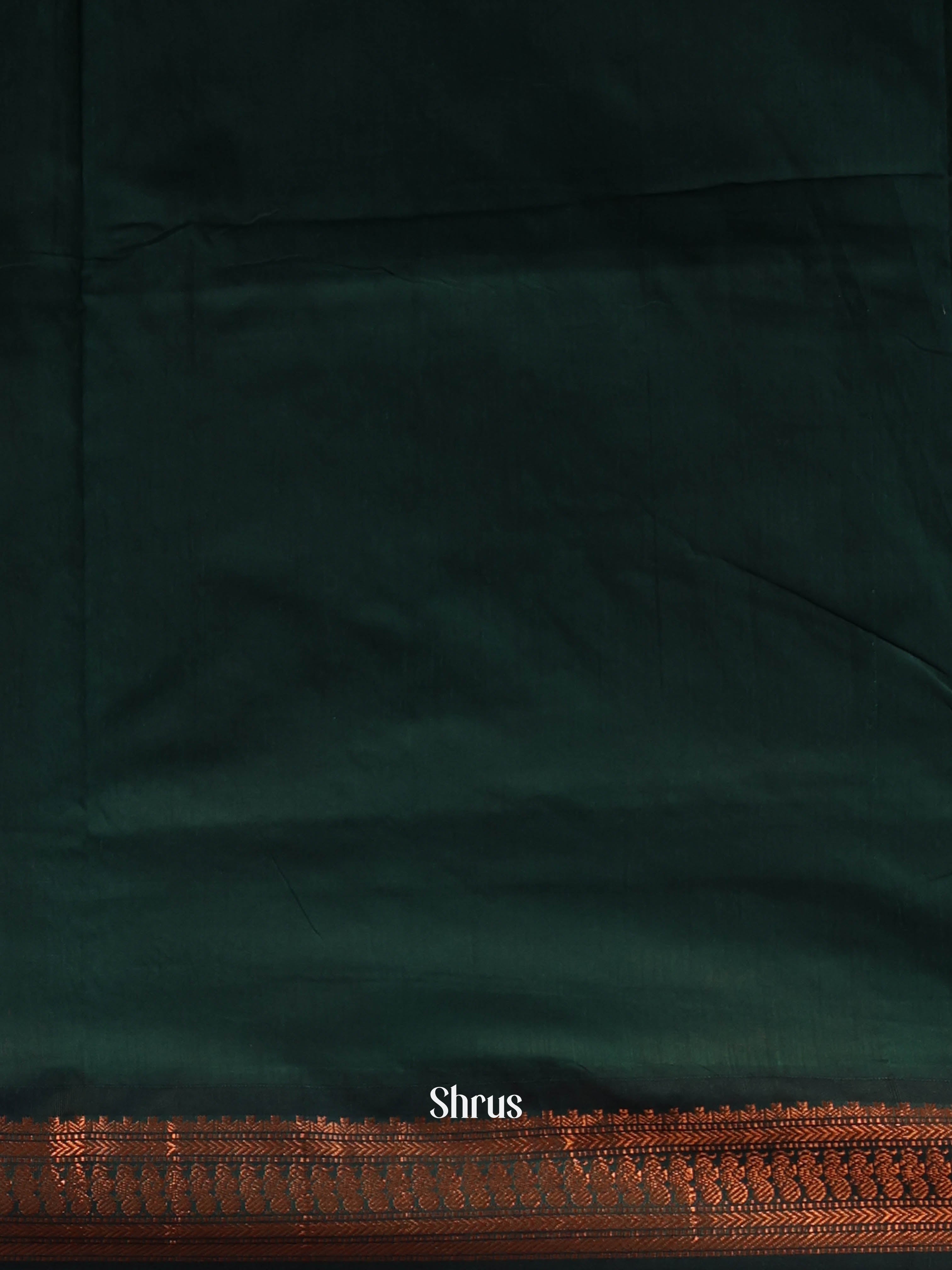 Grey & Green - Kalyani Cotton Saree - Shop on Shrus.com
