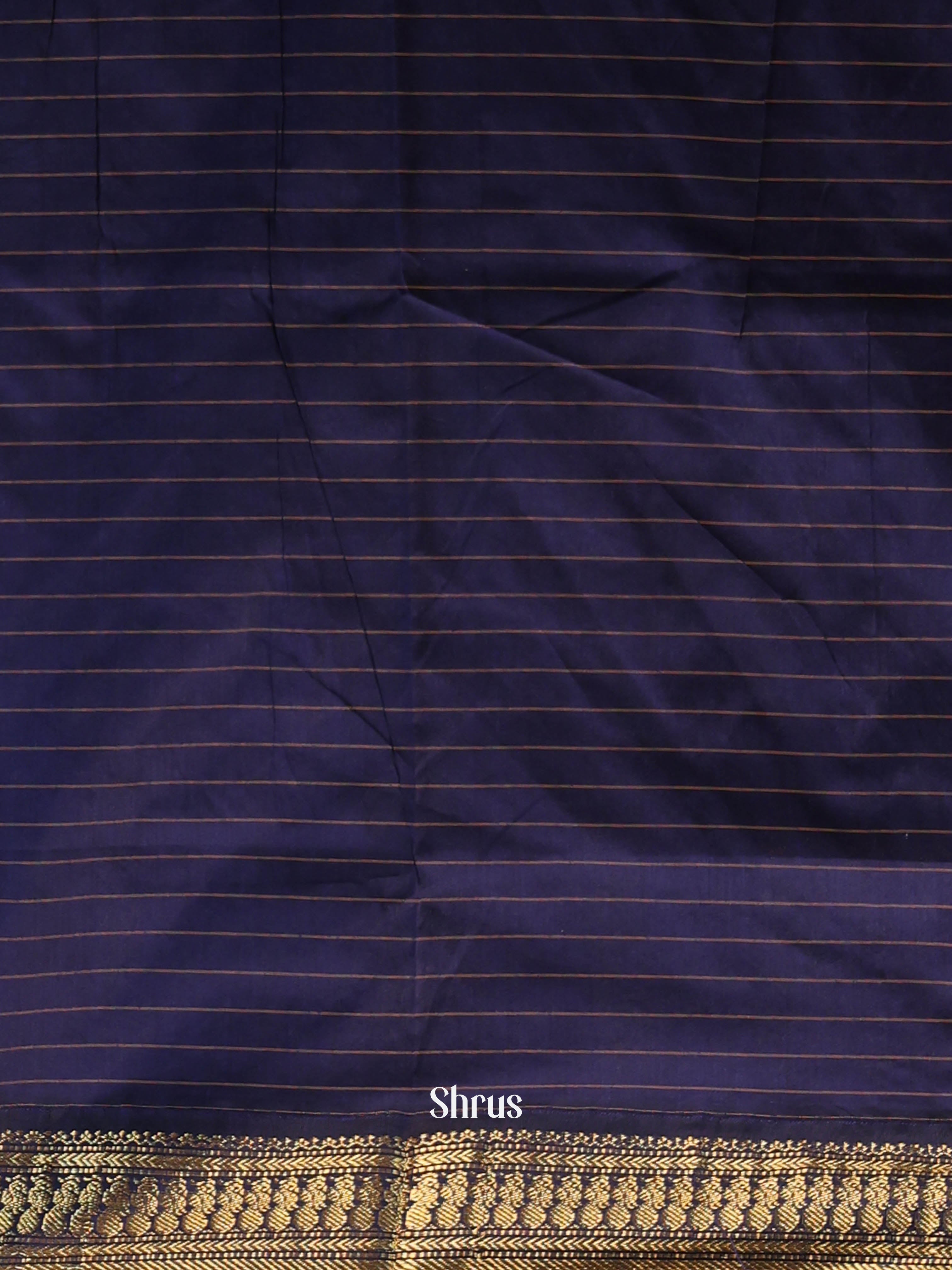 Red & Blue - Kalyani Cotton Saree - Shop on Shrus.com