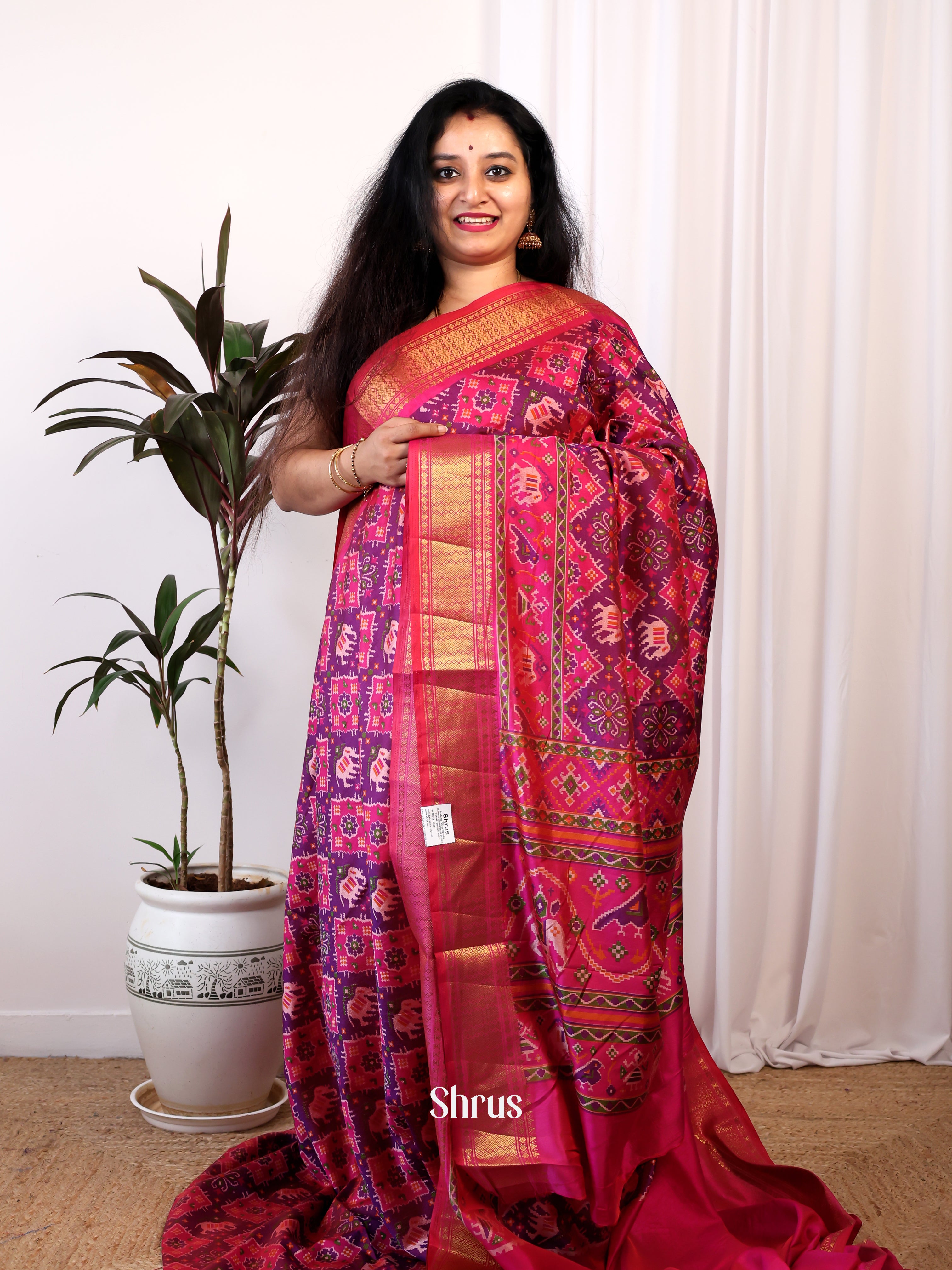 CIS25168 - Semi Patola Saree - Shop on Shrus.com