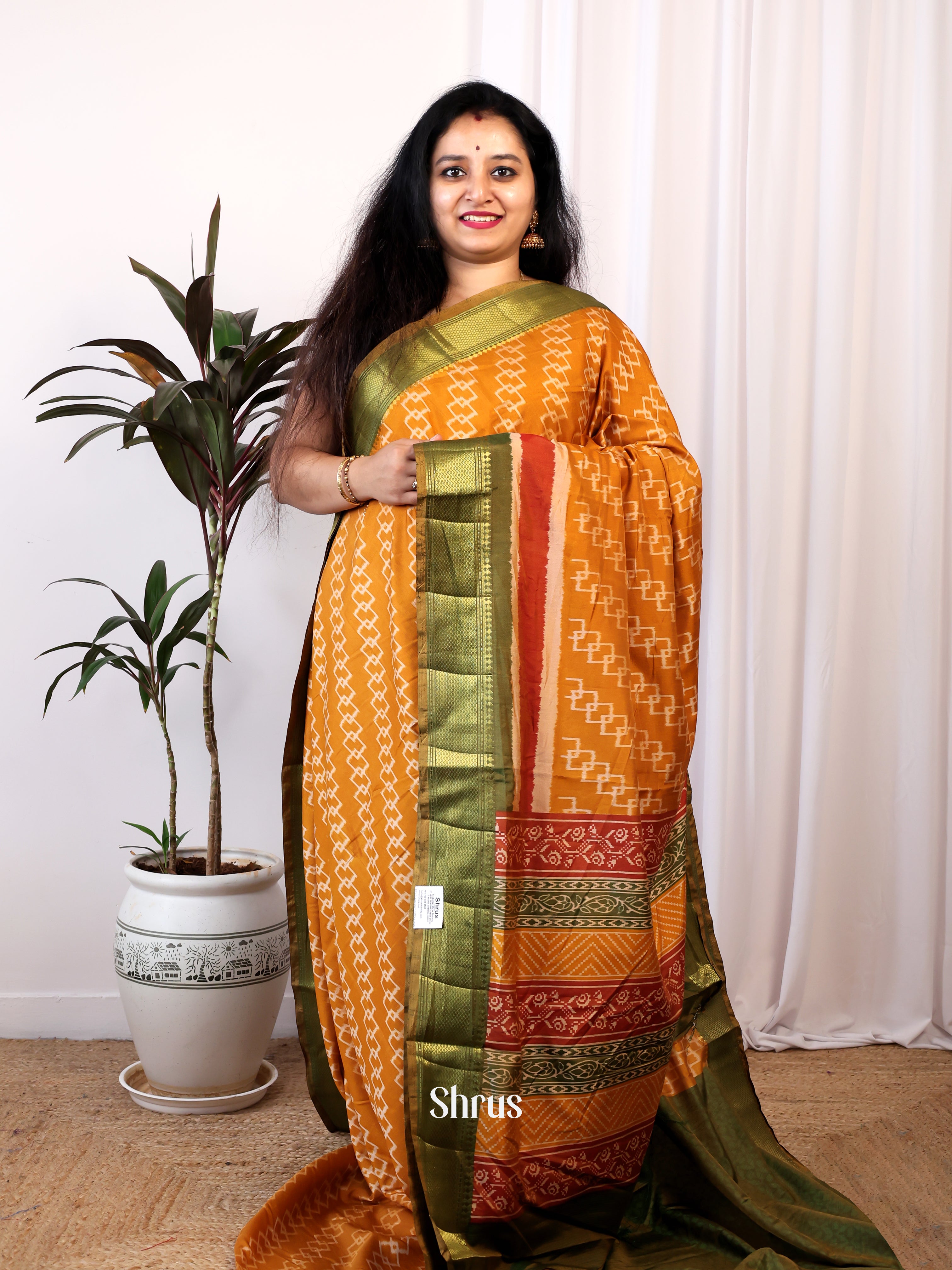 CIS25174 - Semi Patola Saree - Shop on Shrus.com