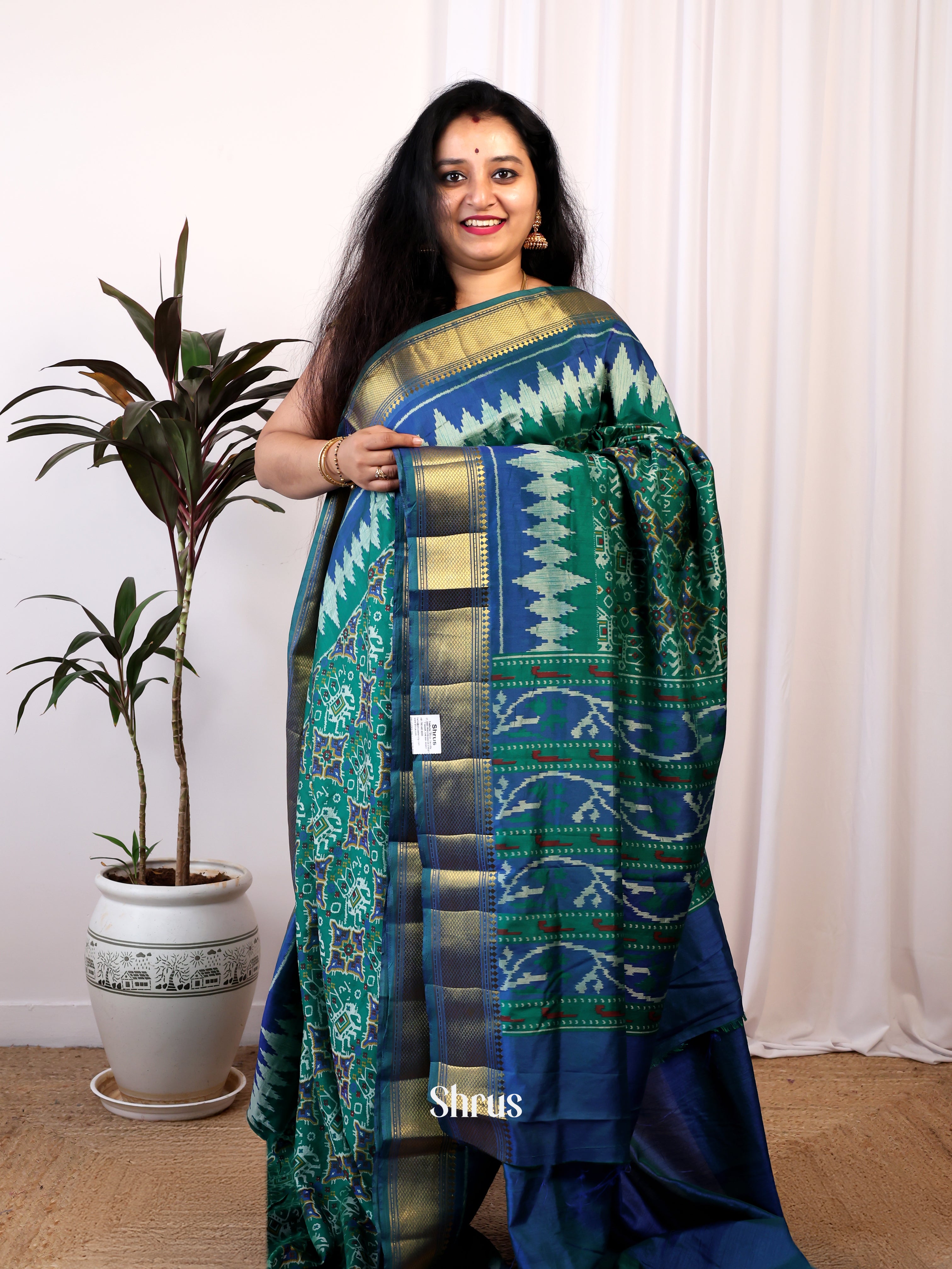 CIS25188 - Semi Patola Saree - Shop on Shrus.com