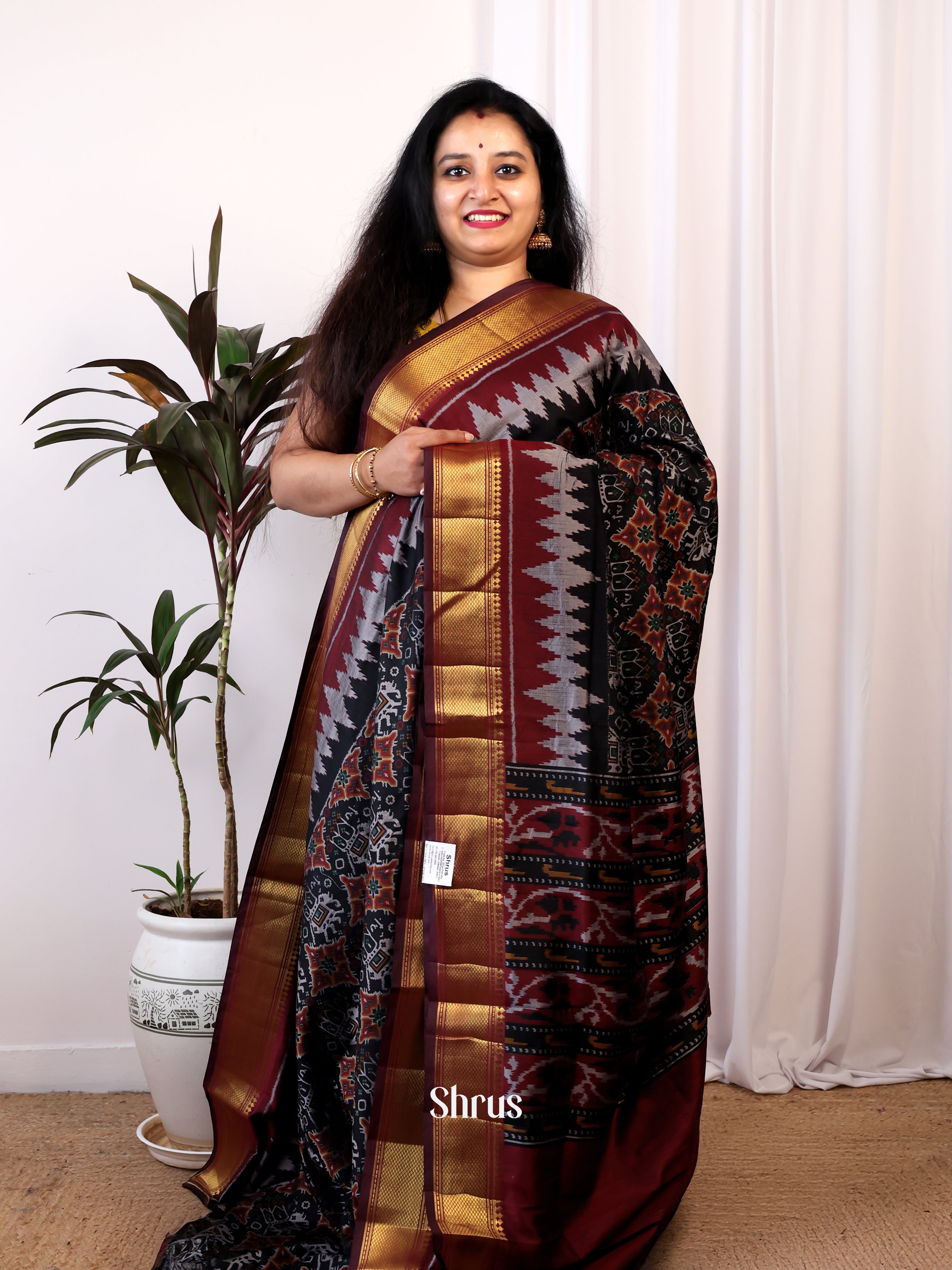 CIS25194 - Semi Patola Saree - Shop on Shrus.com