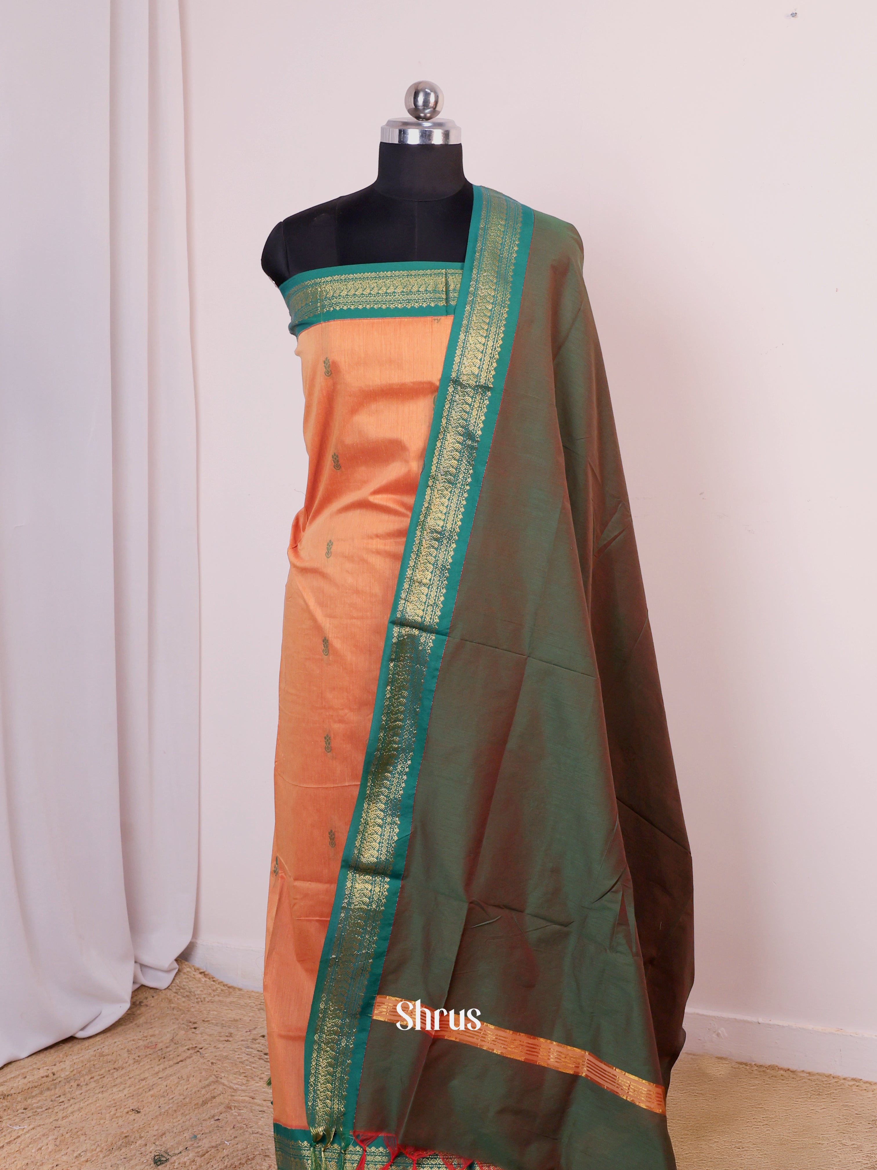 CIS25197 -Kalyani Cotton salwar unstitch - Shop on Shrus.com