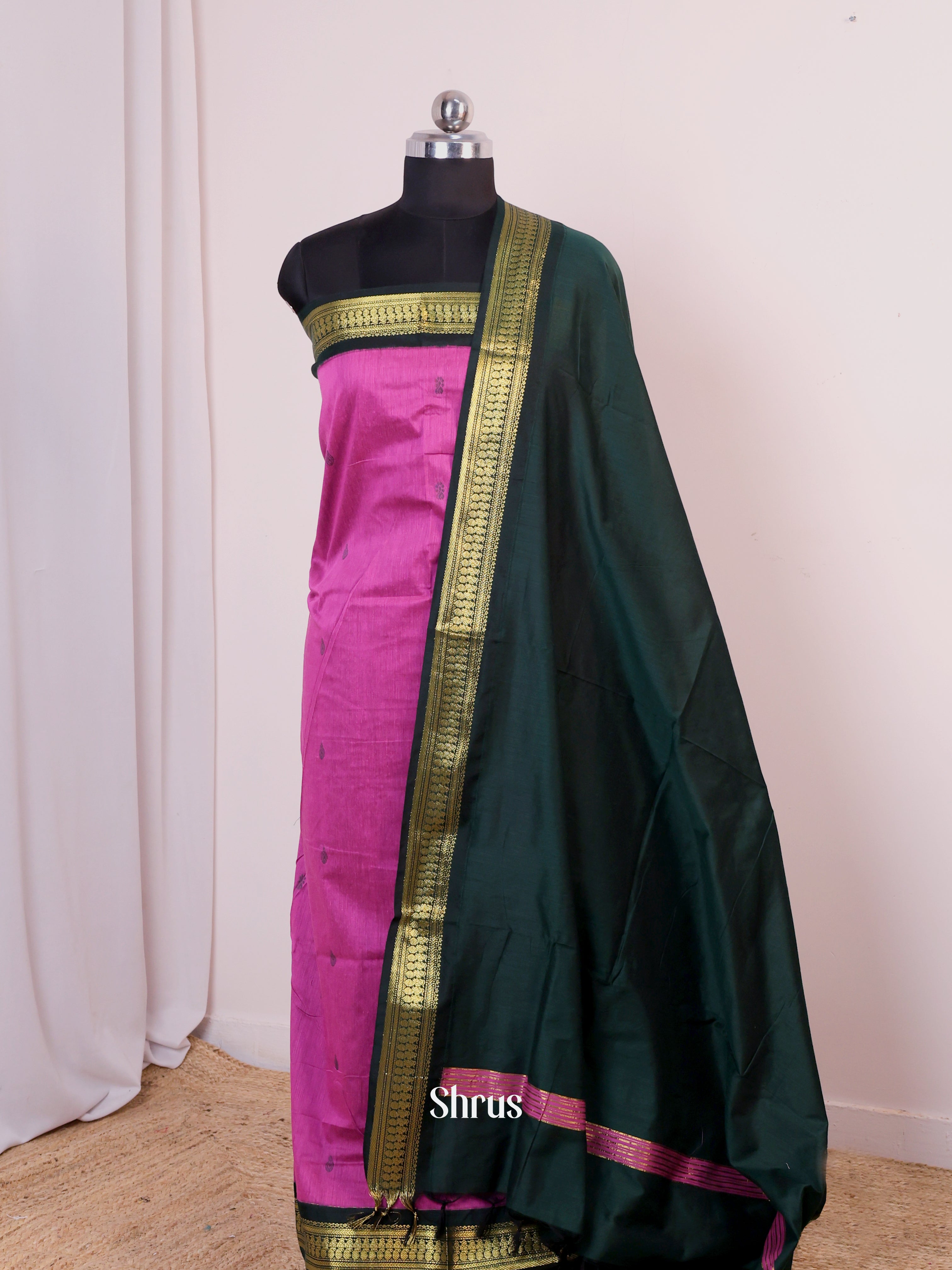 CIS25204 - Kalyani Cotton salwar unstitch - Shop on Shrus.com