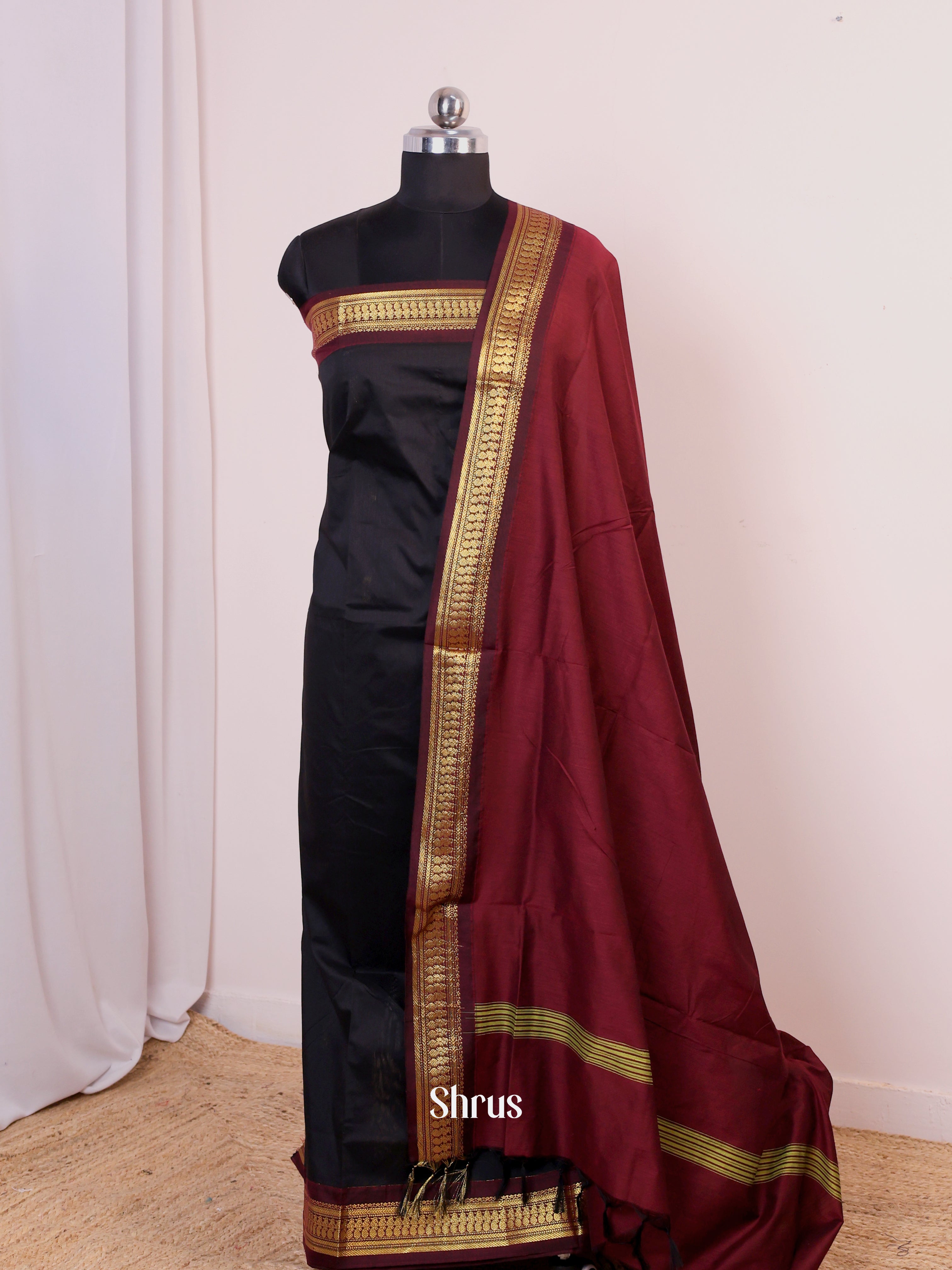 CIS25213 -Kalyani Cotton salwar unstitch - Shop on Shrus.com