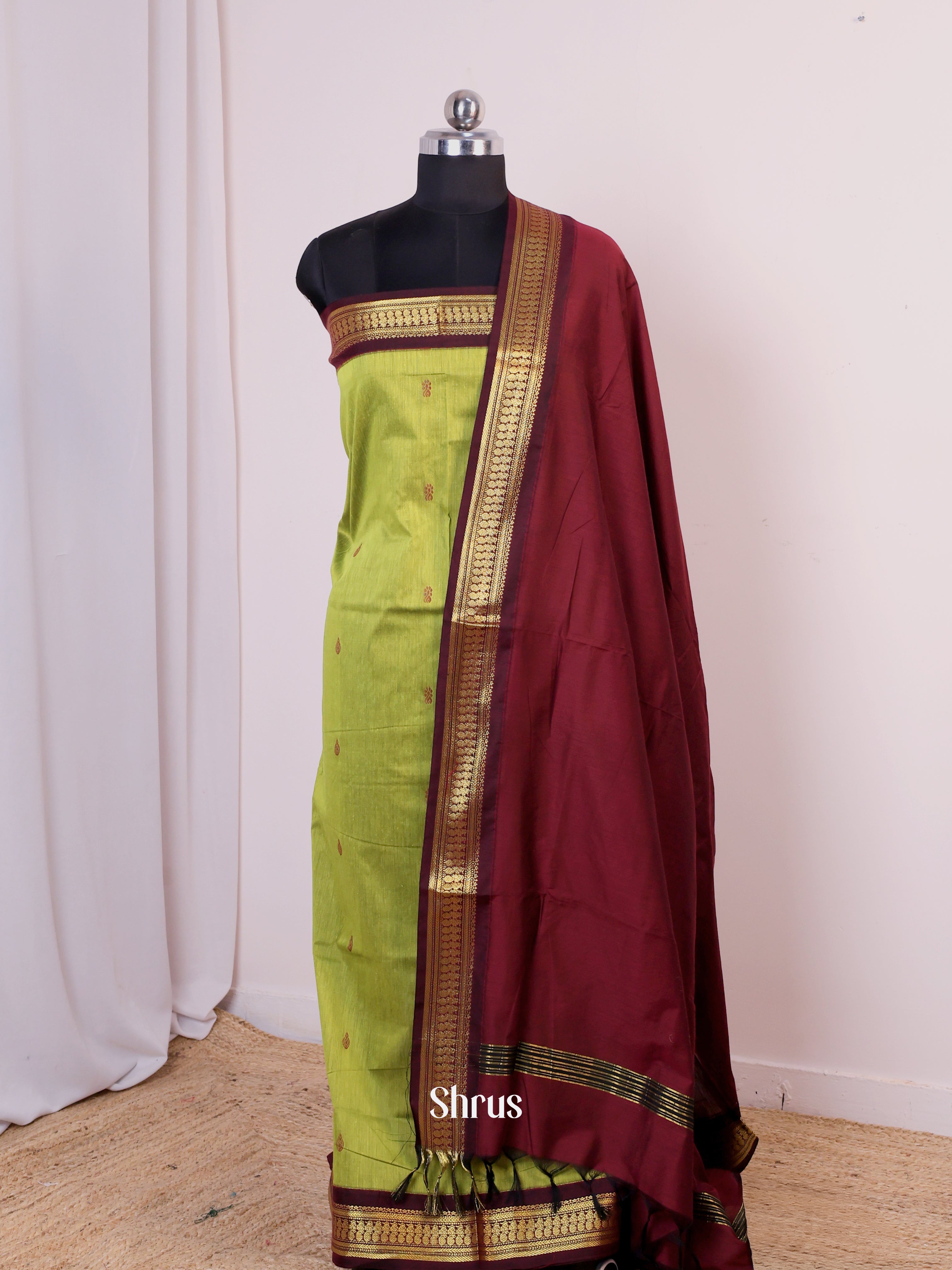 CIS25214 - Kalyani Cotton salwar unstitch - Shop on Shrus.com