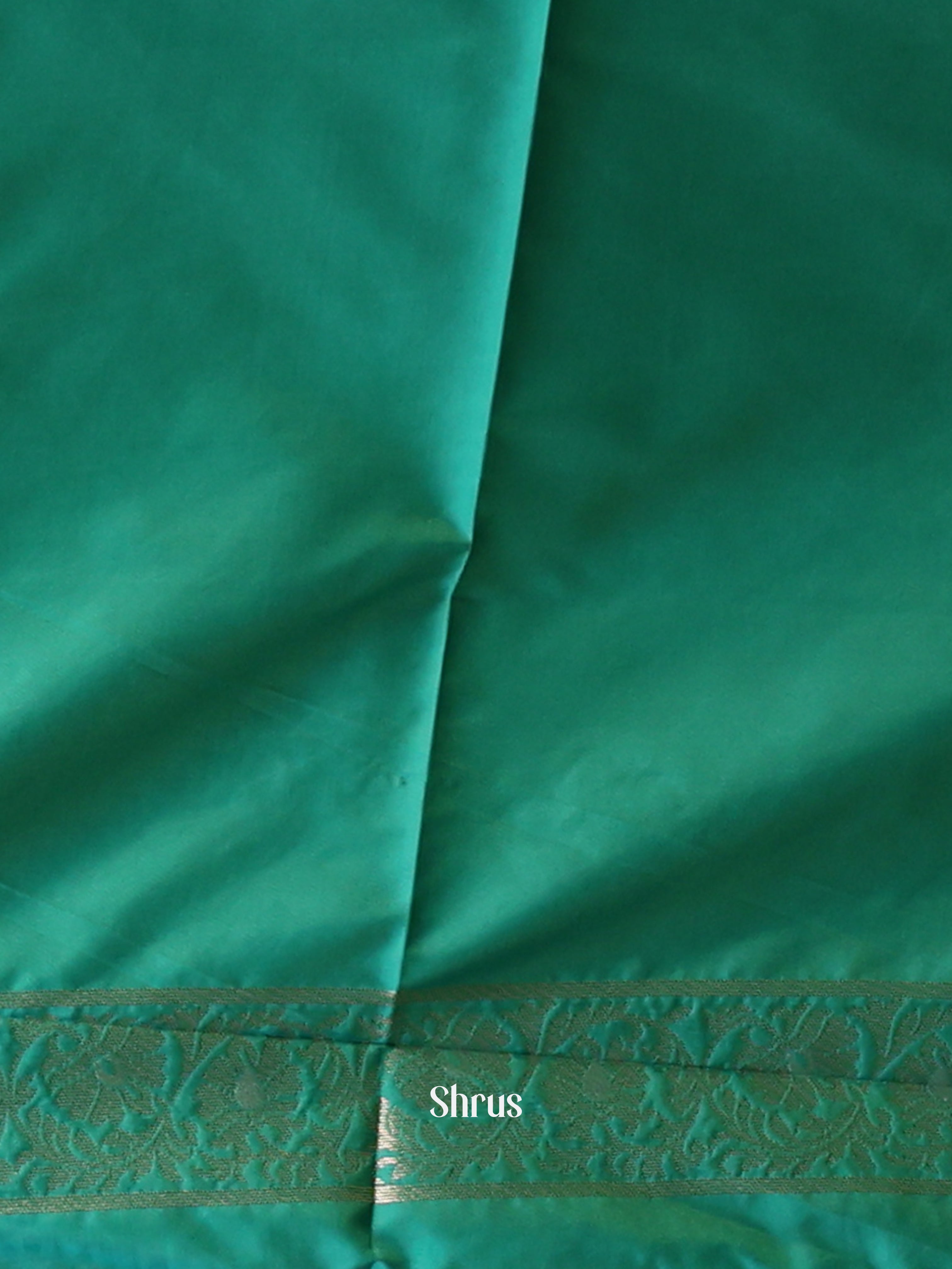 Mustard & Green - Semi Softsilk Saree - Shop on Shrus.com