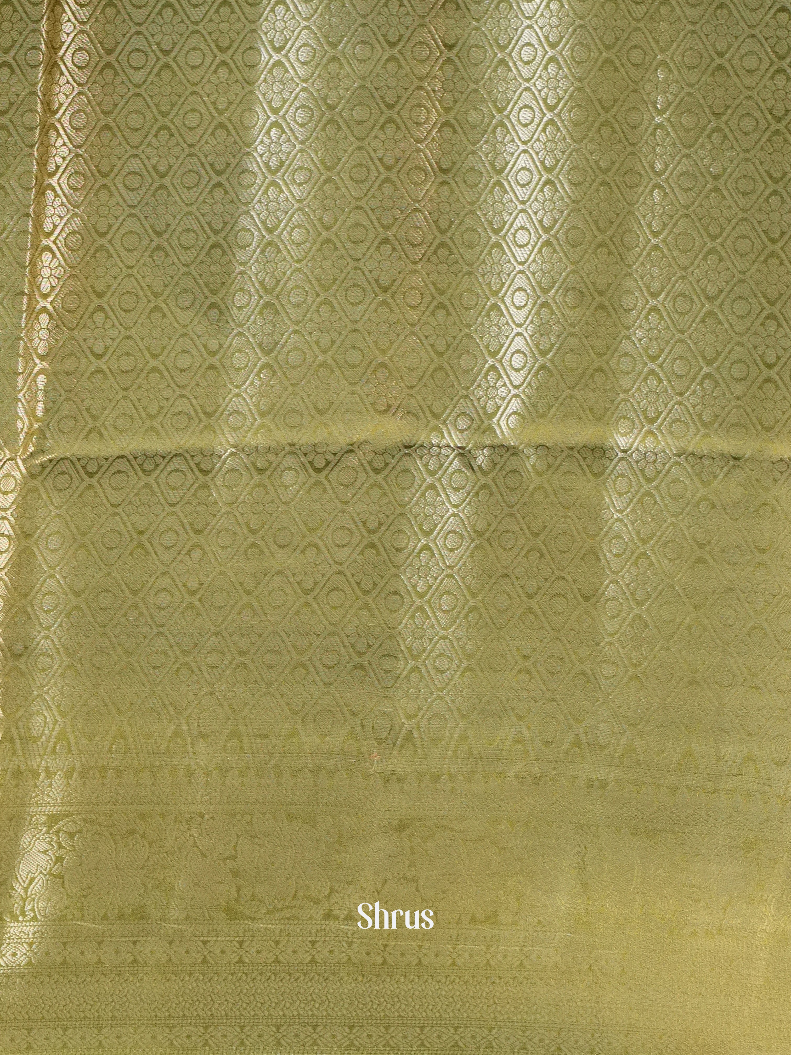 Green - Printed chanderi Saree-1