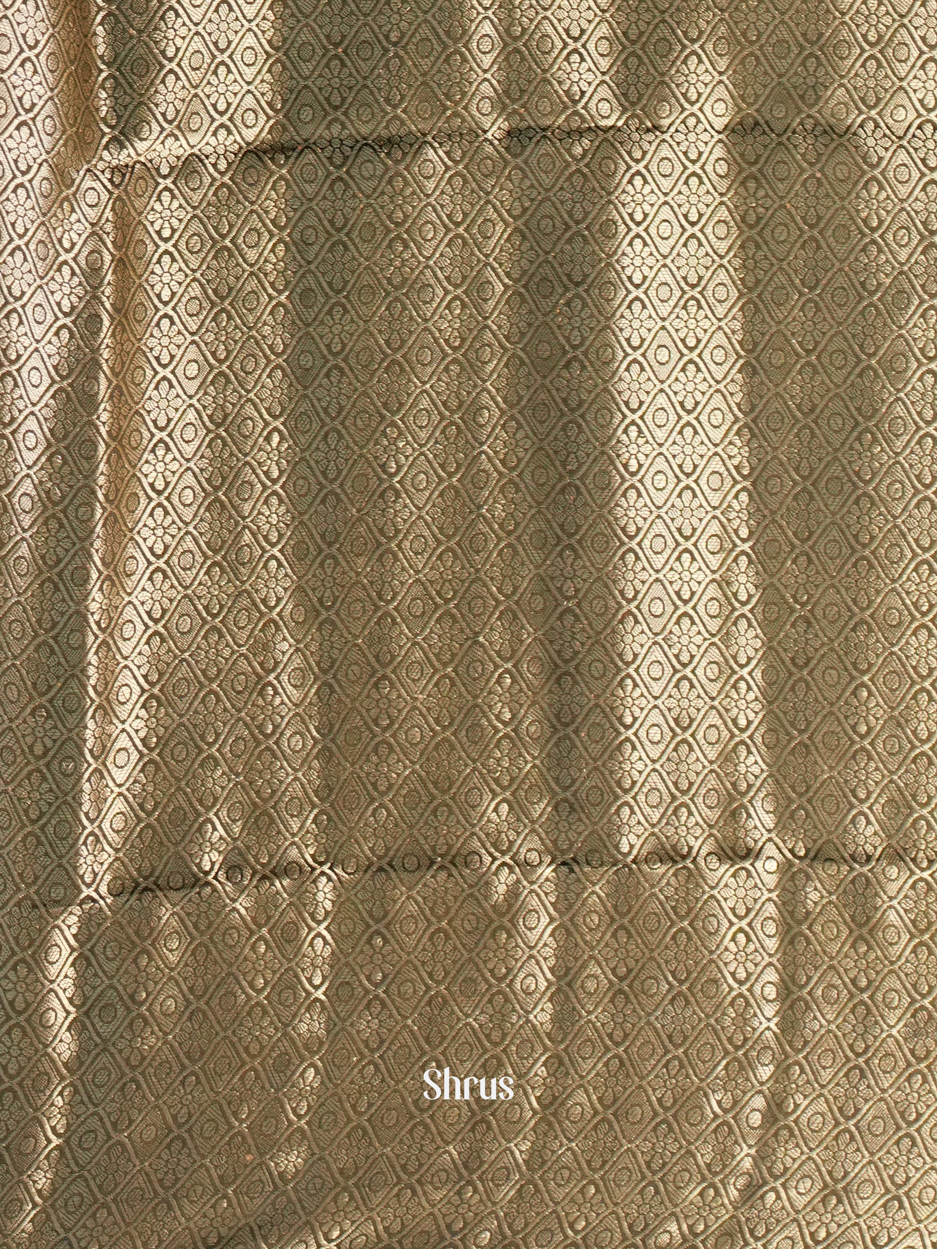 Lite Green & Green - Printed chanderi Saree - Shop on Shrus.com