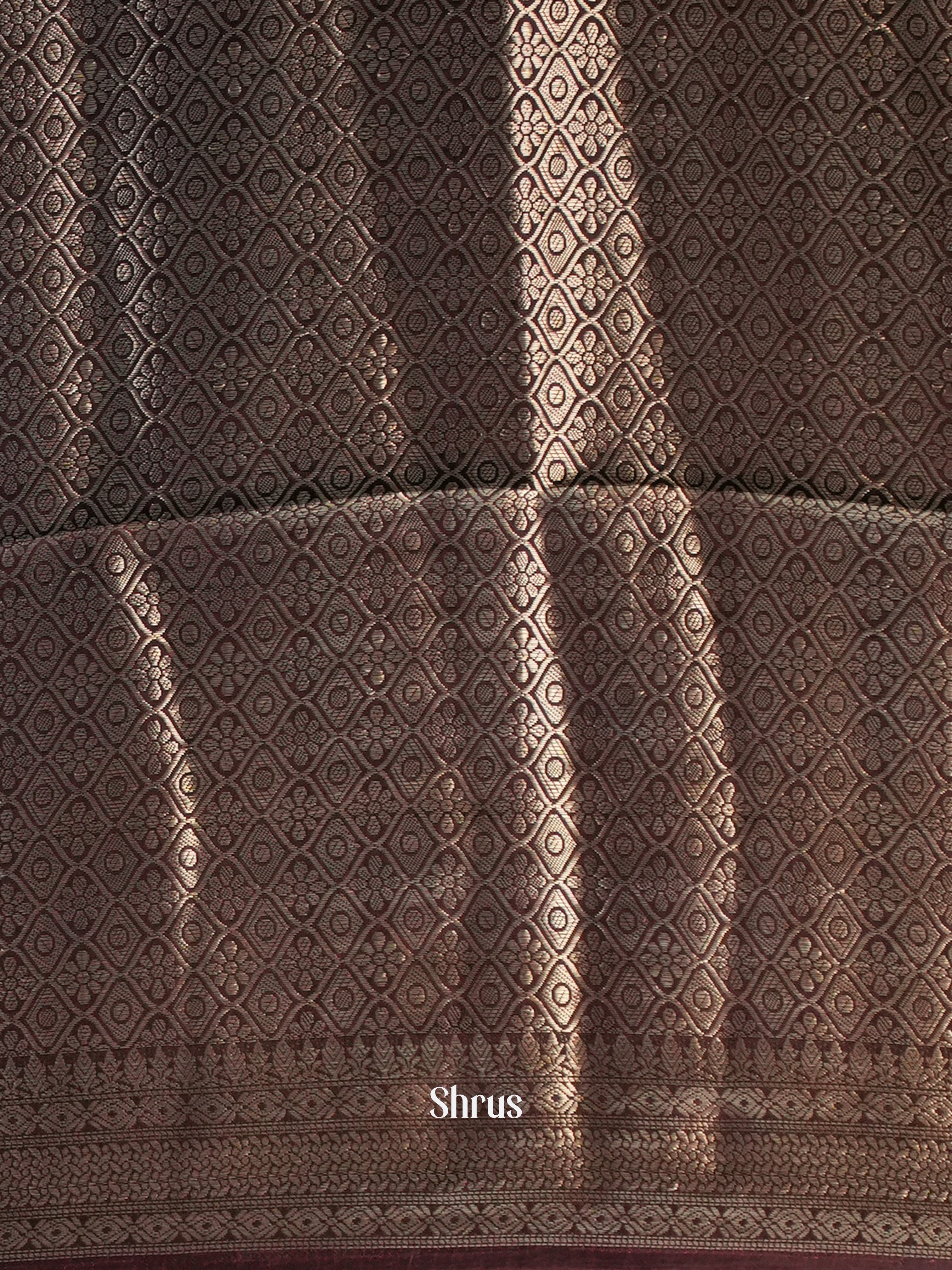 Purple - Printed chanderi Saree-1