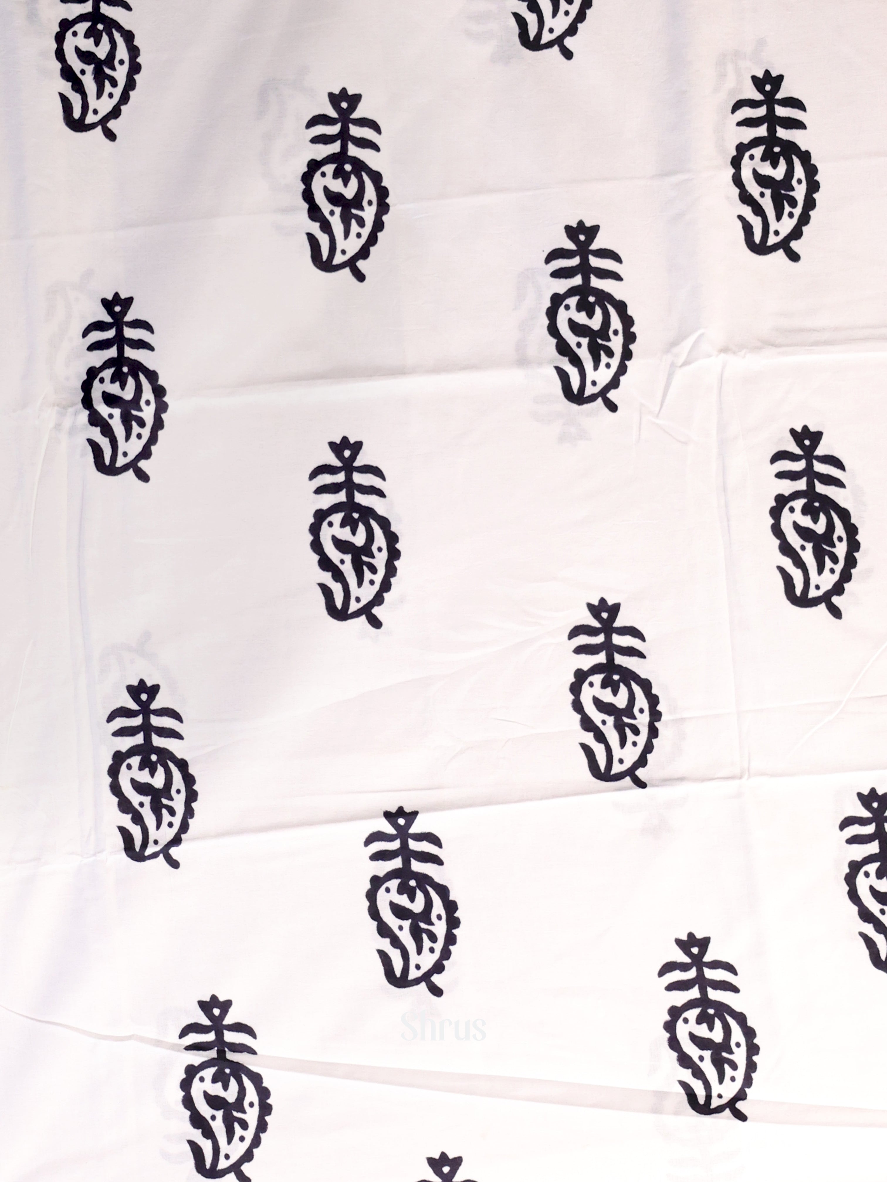 White & Black - Cotton salwar - Shop on Shrus.com