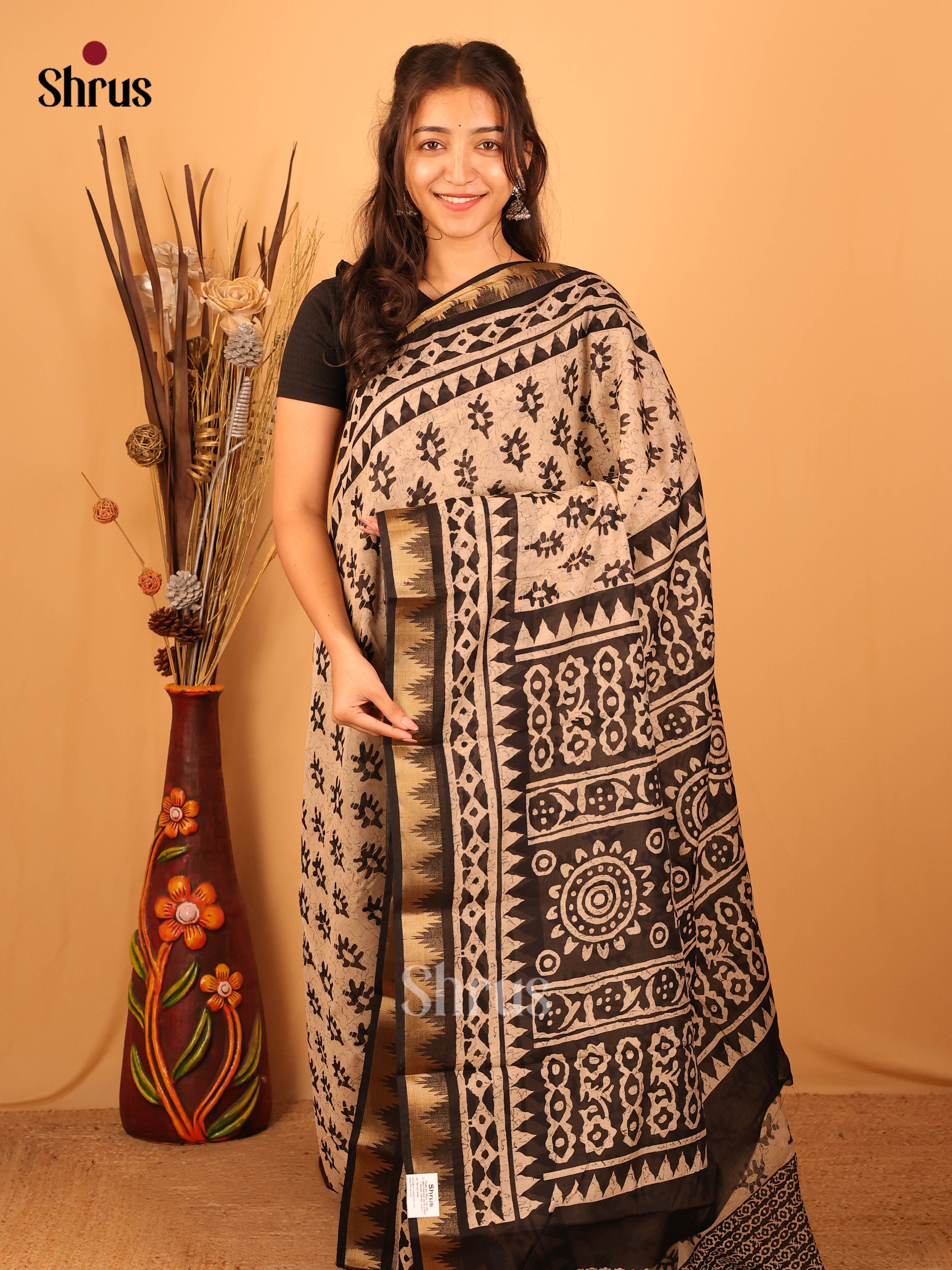 CIS27262 - Art Modal Saree - Shop on Shrus.com