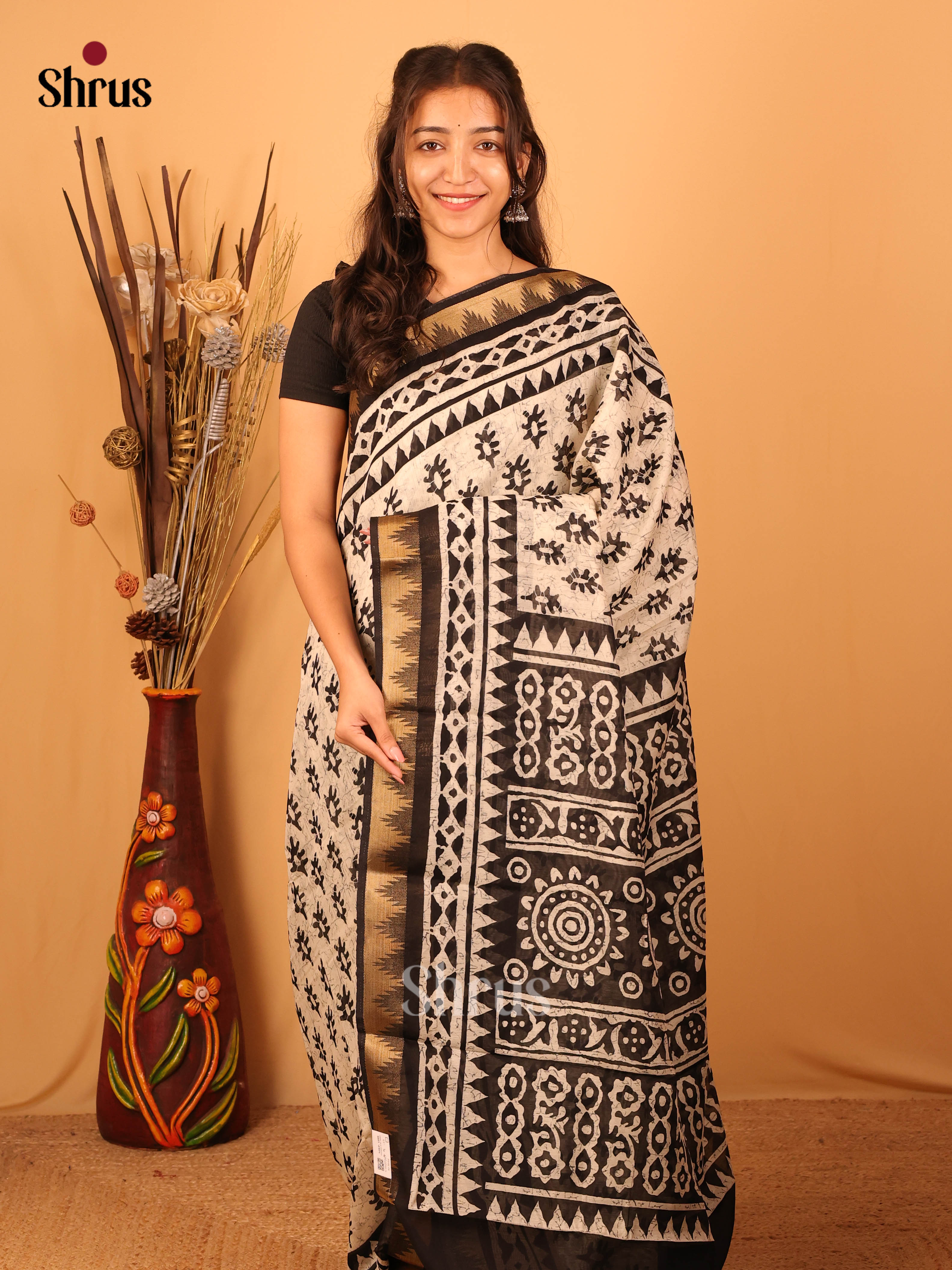 CIS27263 - Art Modal Saree - Shop on Shrus.com