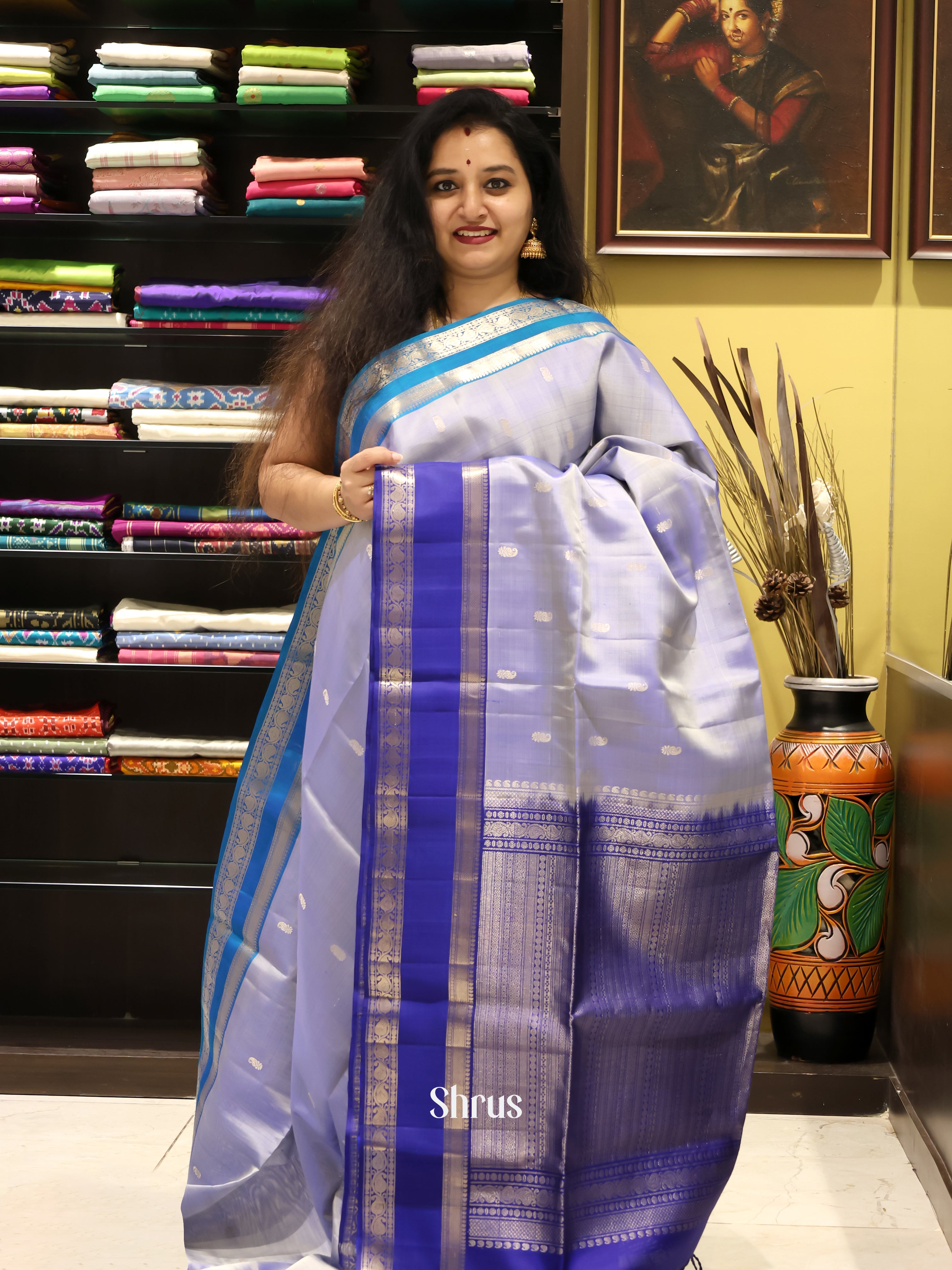 CIS28011 - Soft Silk Saree - Shop on Shrus.com