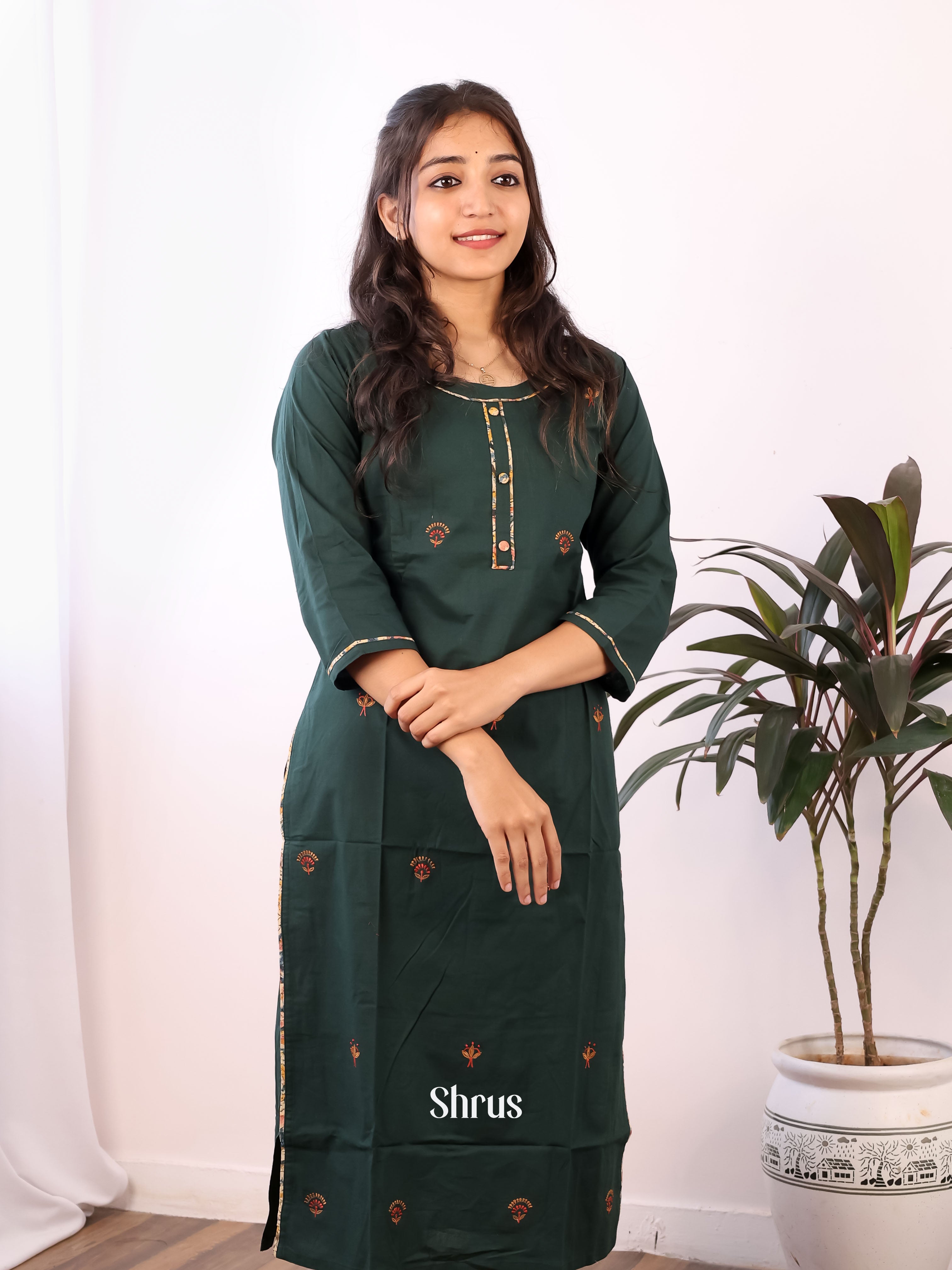 Green - 2pc Readymade Suits - Shop on Shrus.com
