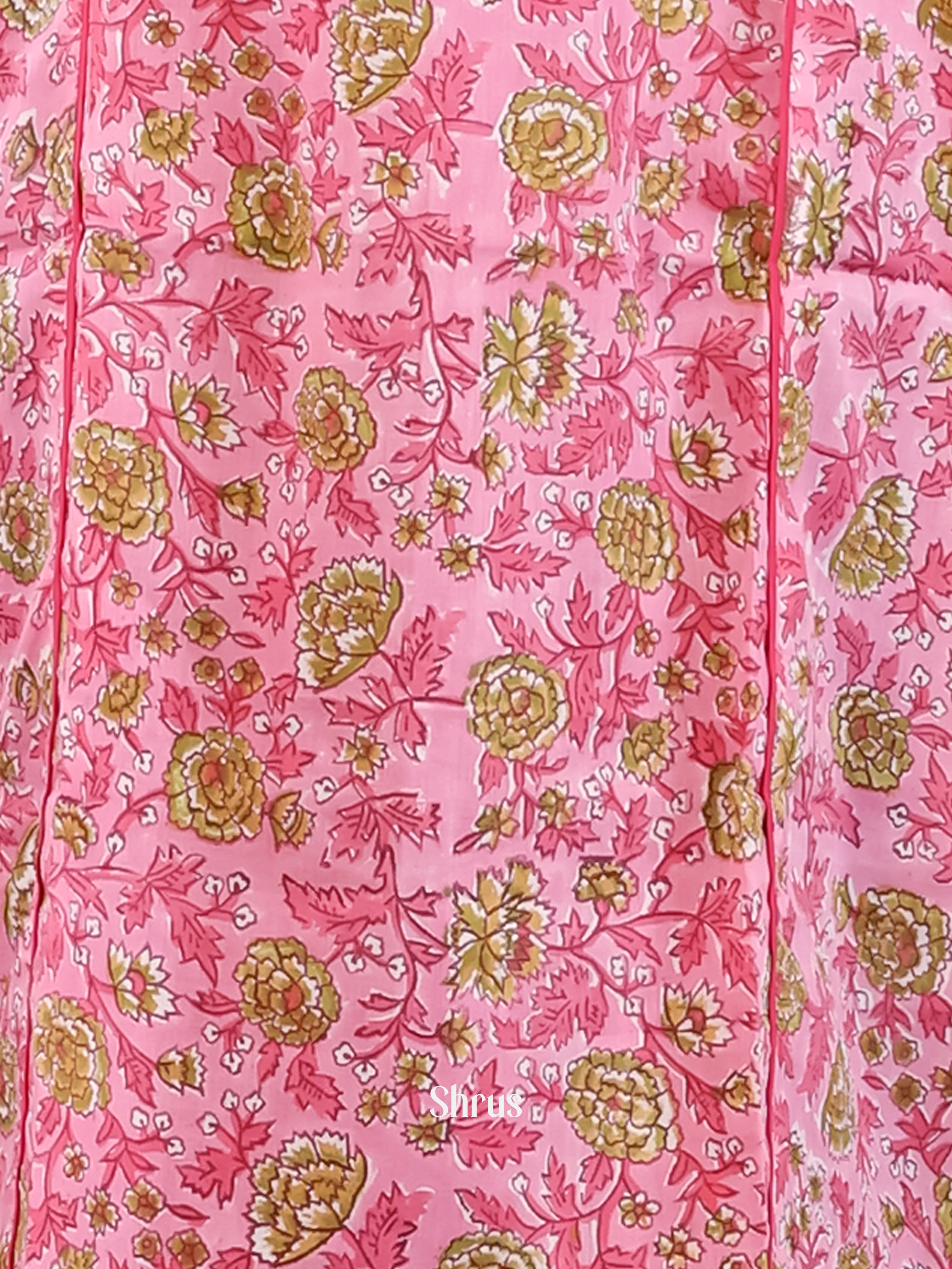 Pink & Green - Readymade Kurti - Shop on Shrus.com