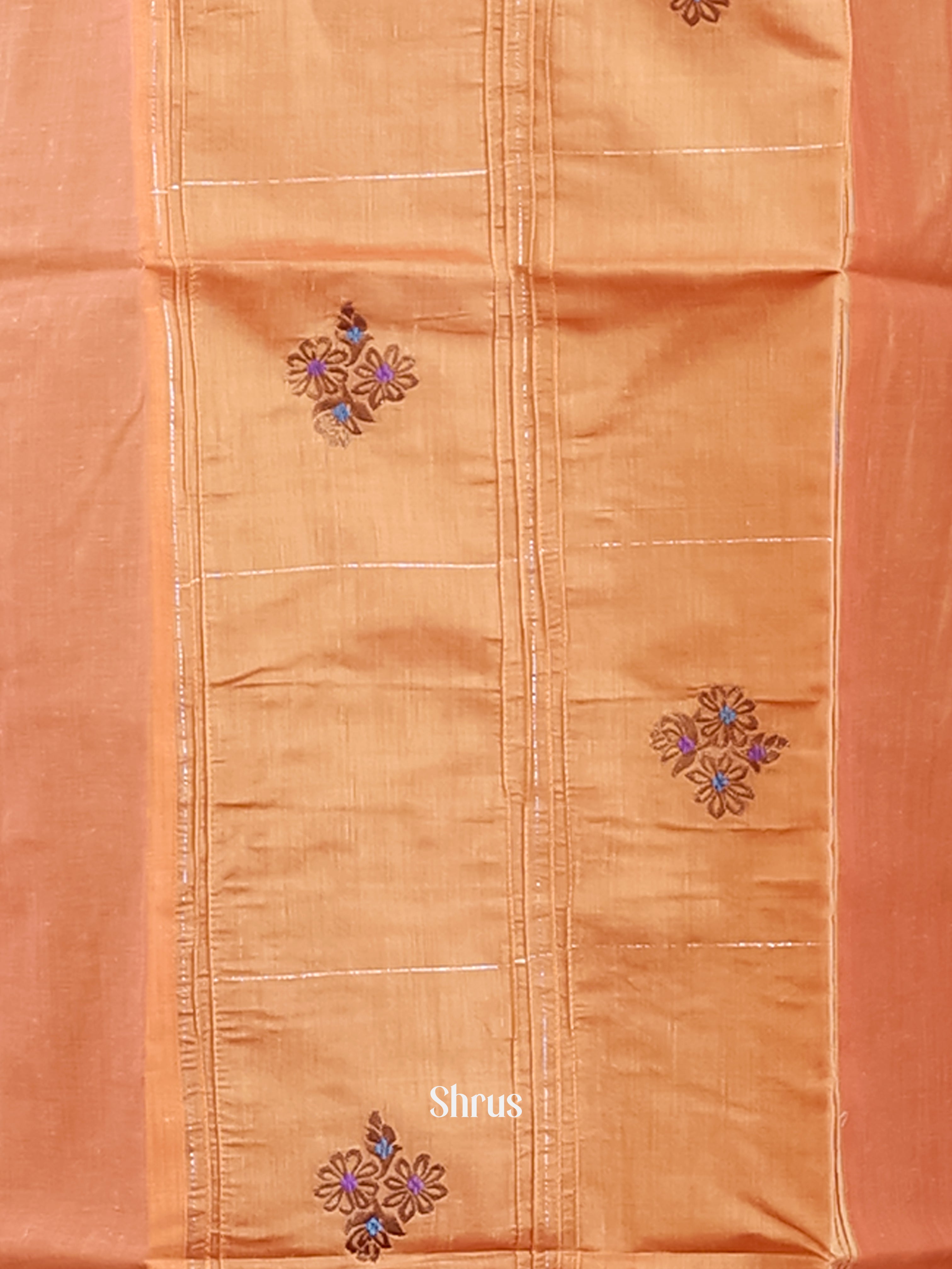 Orange - Readymade kurti - Shop on Shrus.com
