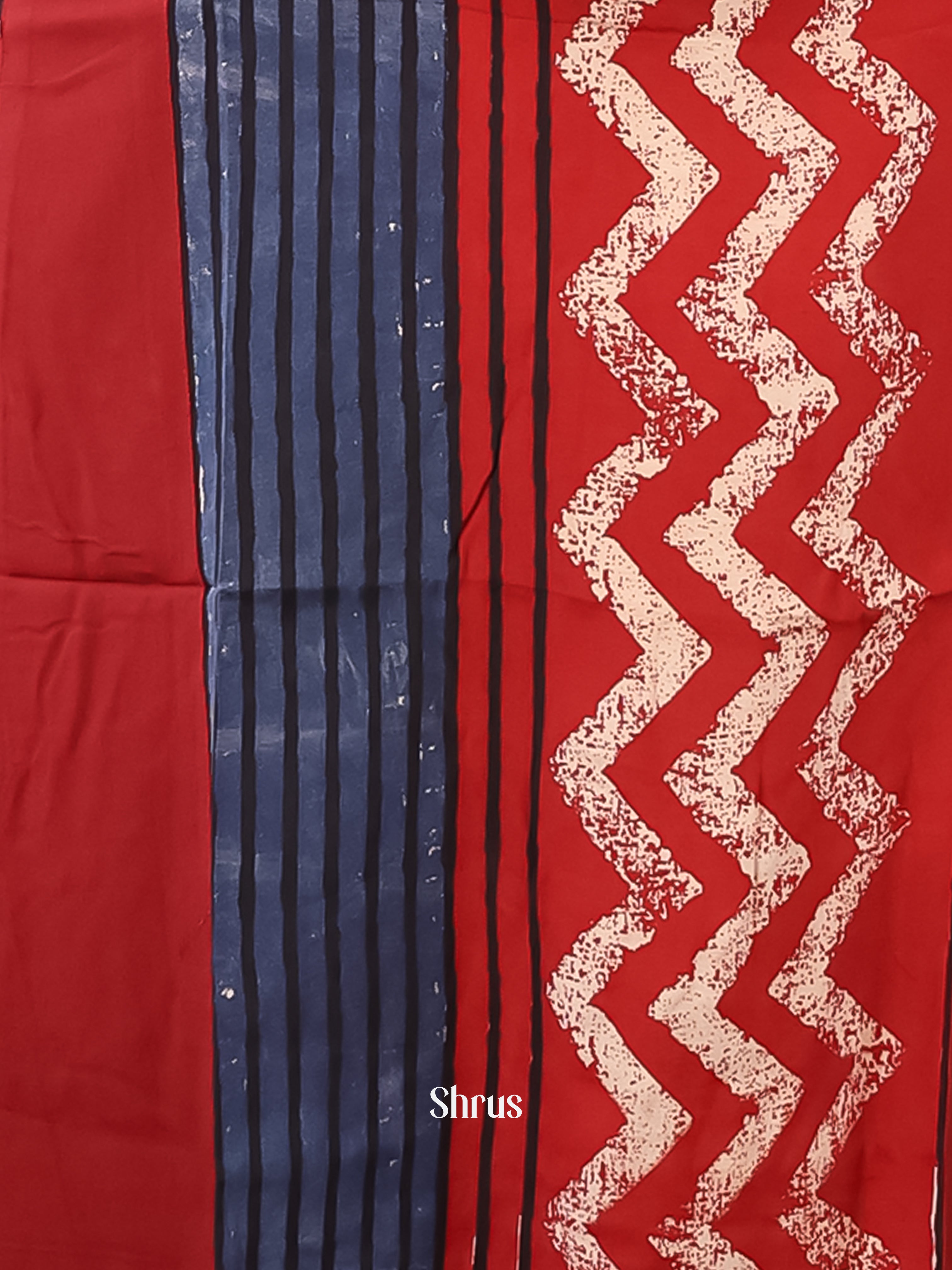 Red & Blue - Readymade kurti - Shop on Shrus.com