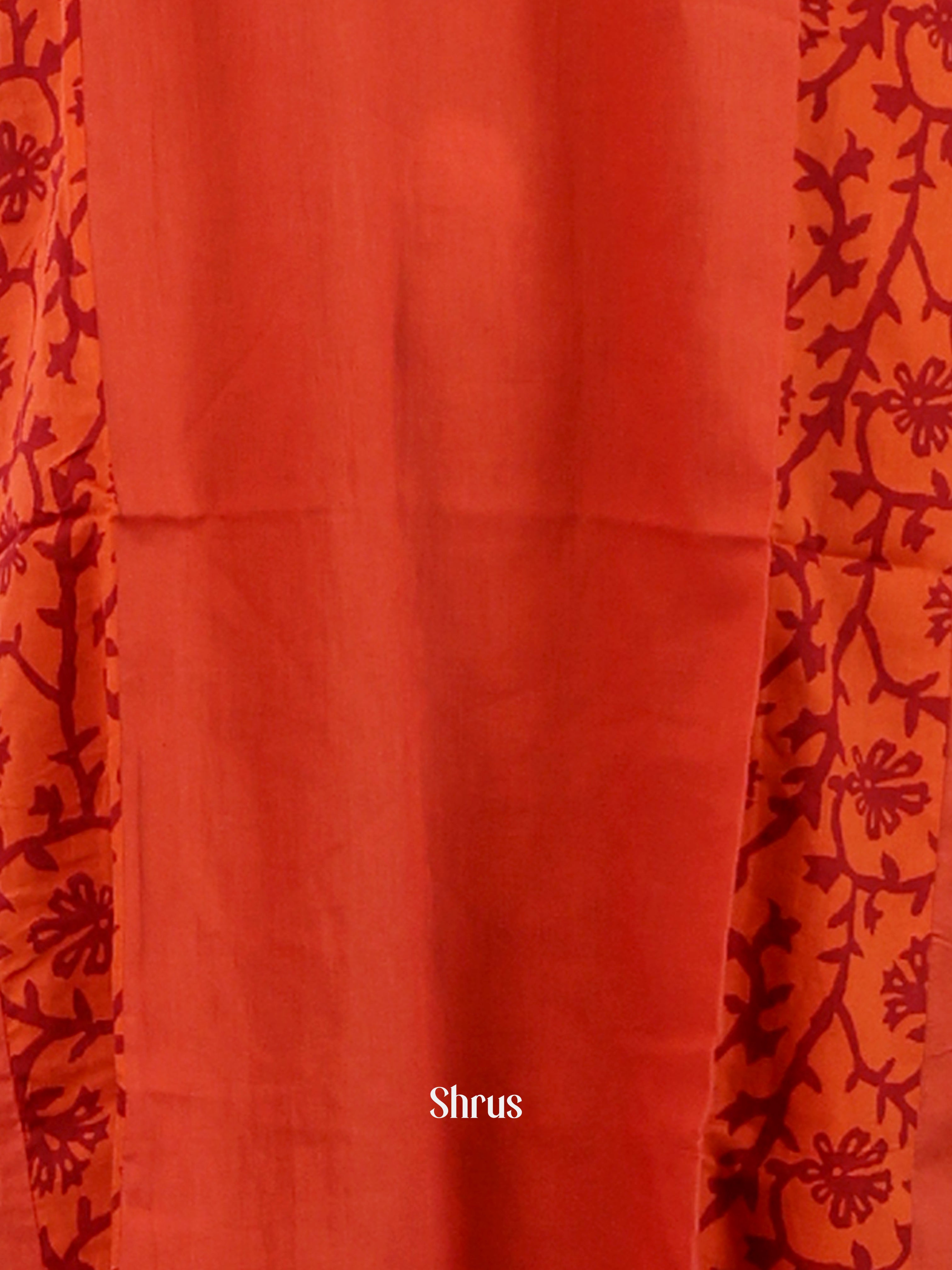Brick Orange - Readymade Kurti - Shop on Shrus.com