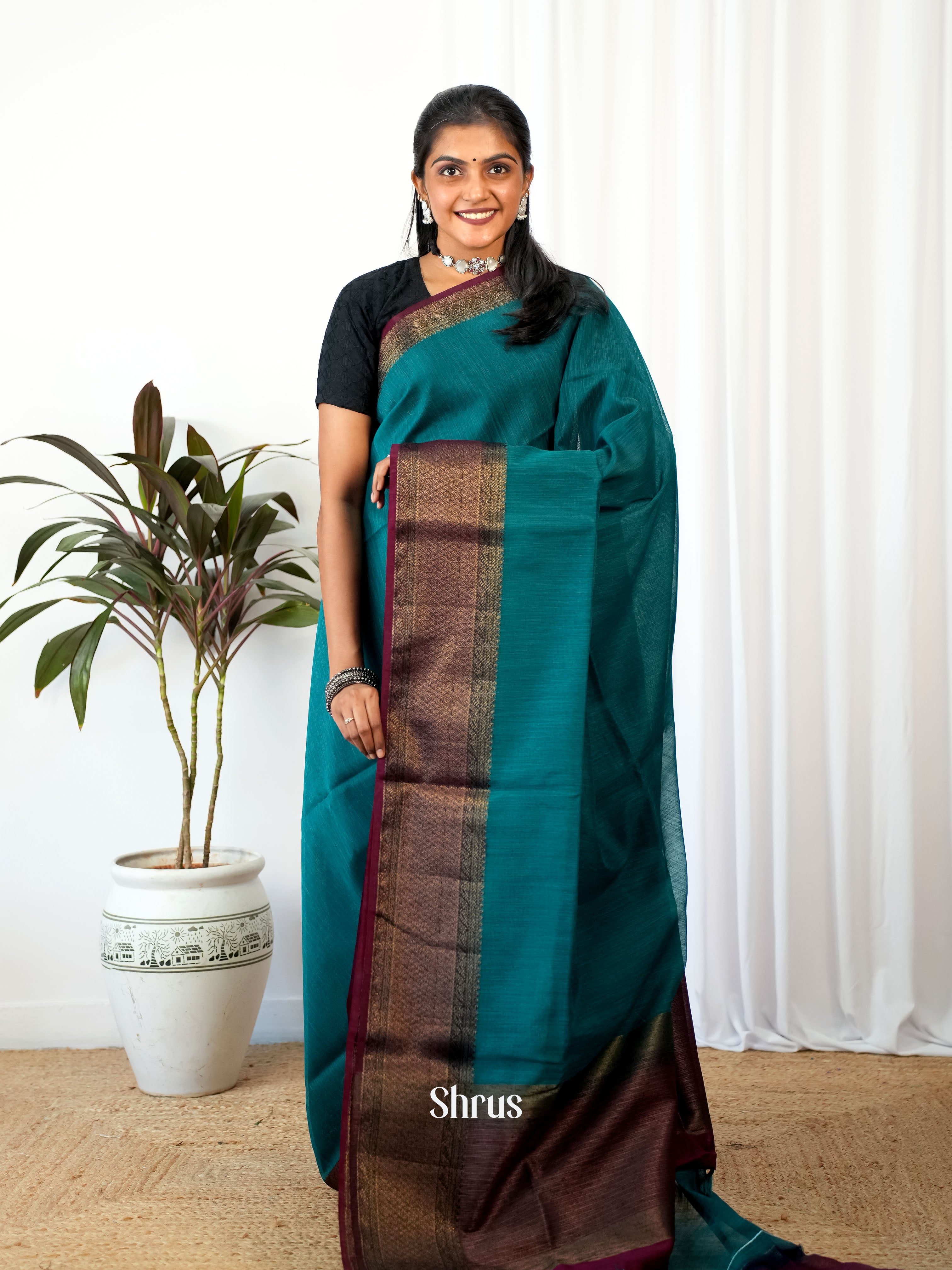 Blue & Purple - Semi Jute - Shop on Shrus.com