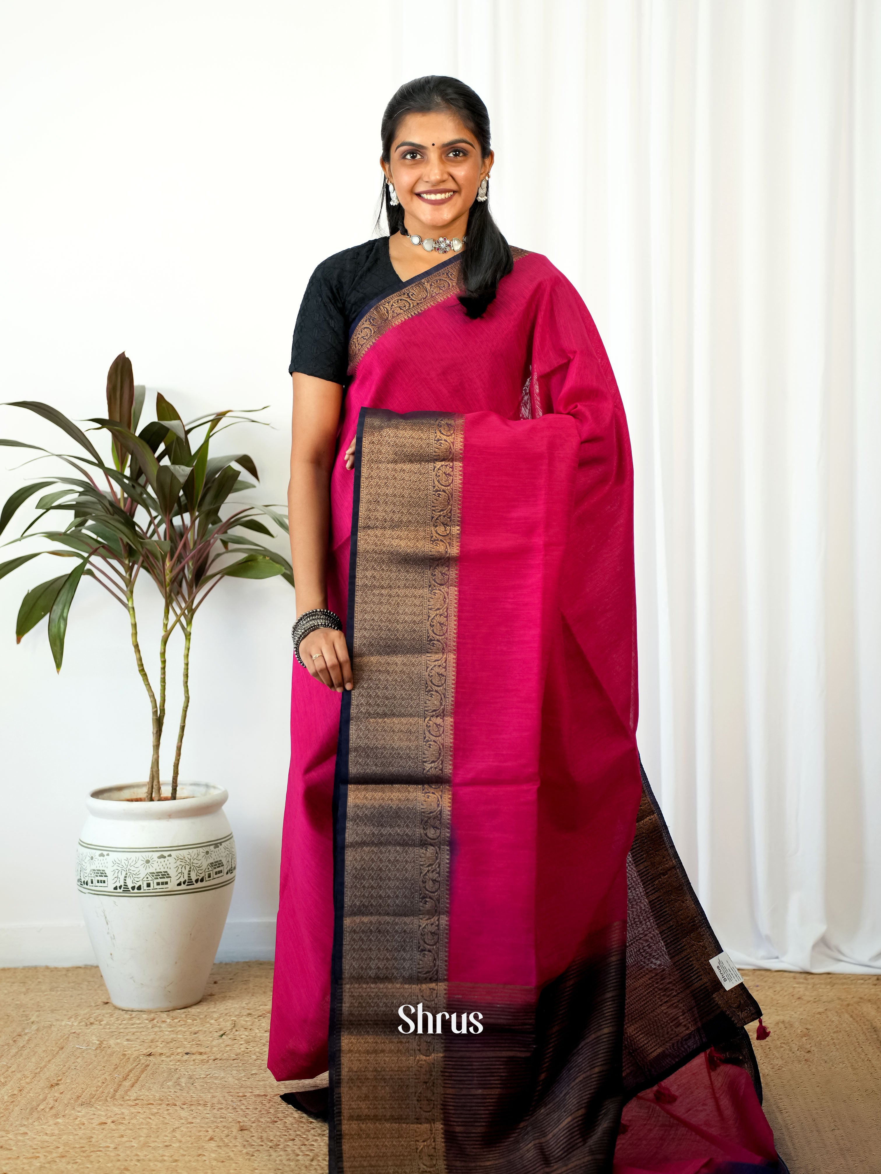 Pink & Blue - Semi Jute - Shop on Shrus.com